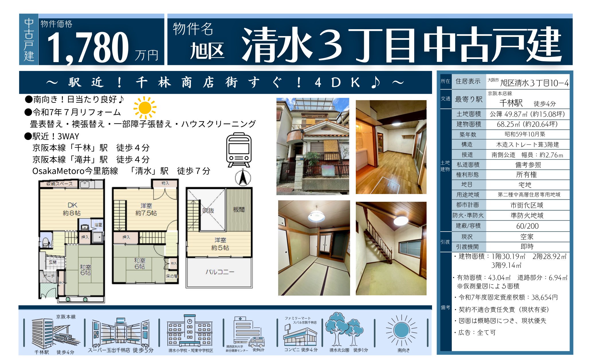 Classic 4-Bedroom House Near Station in Shimizu 10