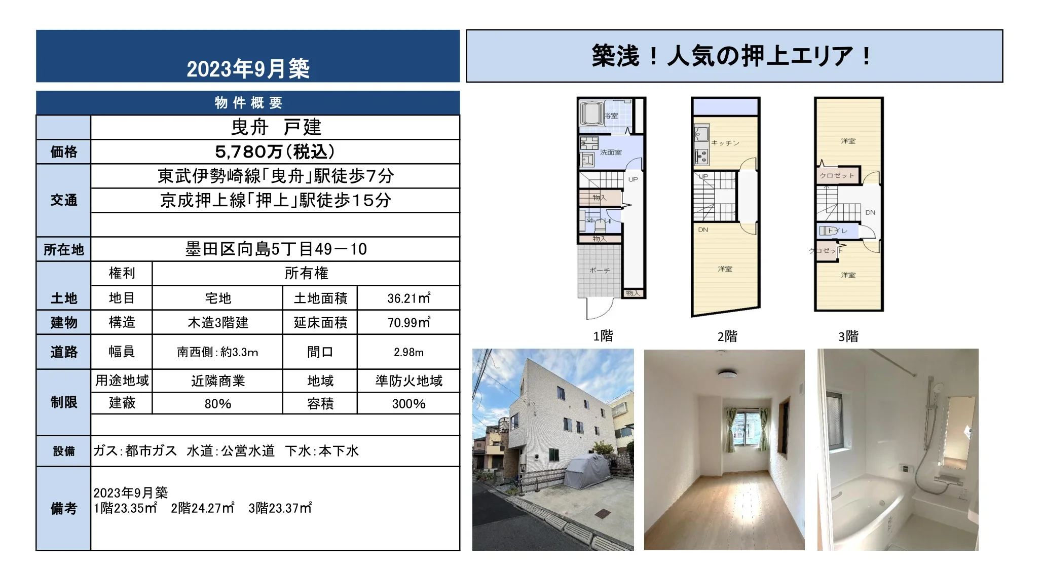 Modern 3-Bedroom House Near Station in Mukojima 0