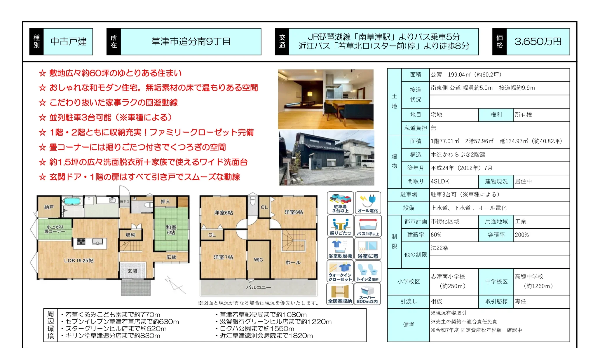 滋賀県草津市追分南９丁目 中古戸建 0