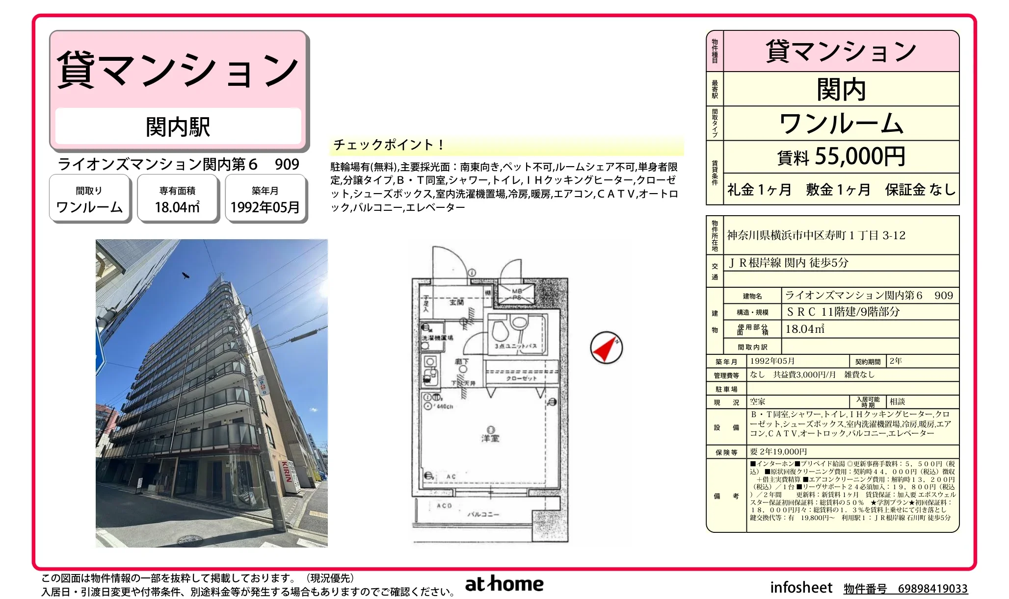 ライオンズマンション関内第６ 0