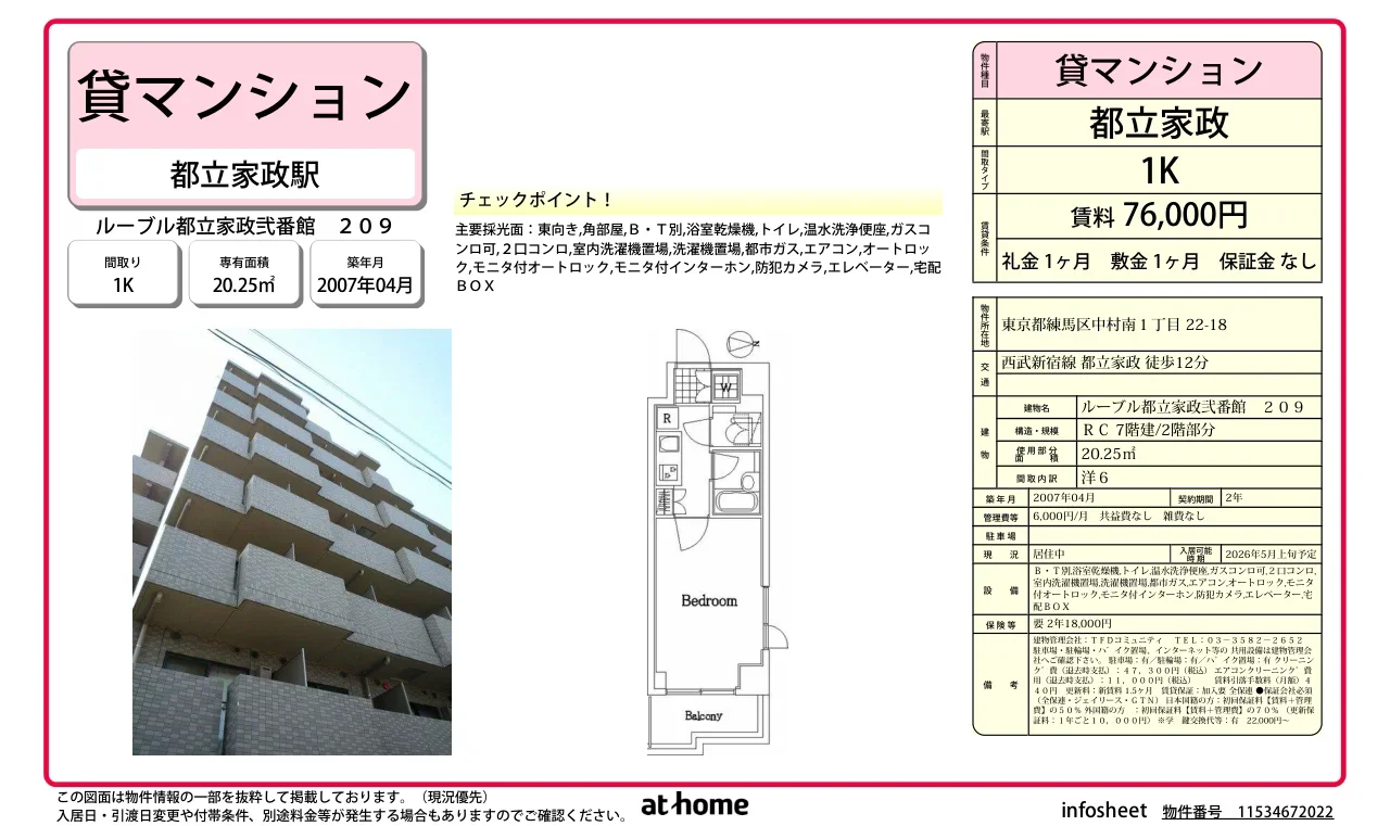 ルーブル都立家政弐番館 0