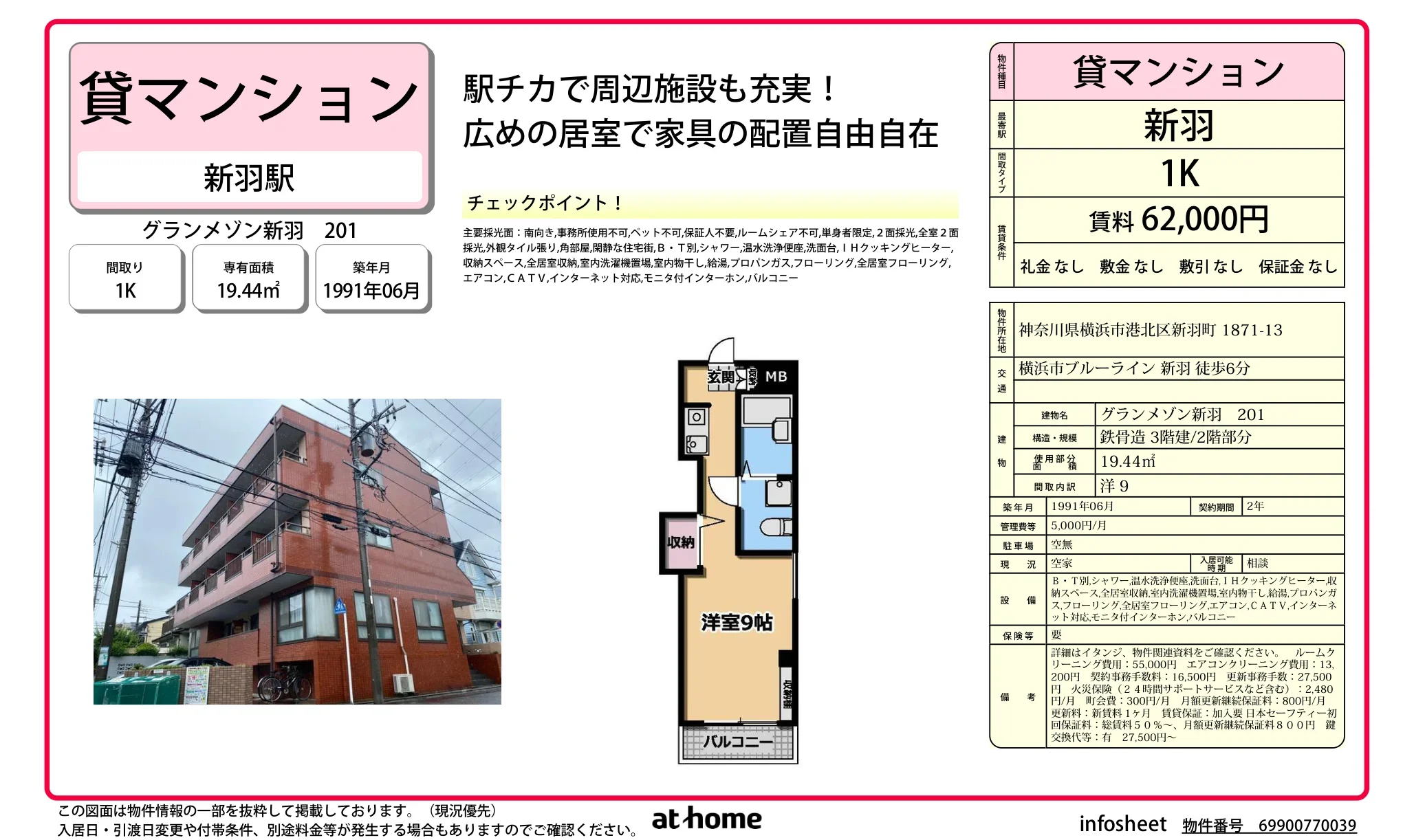 グランメゾン新羽 0