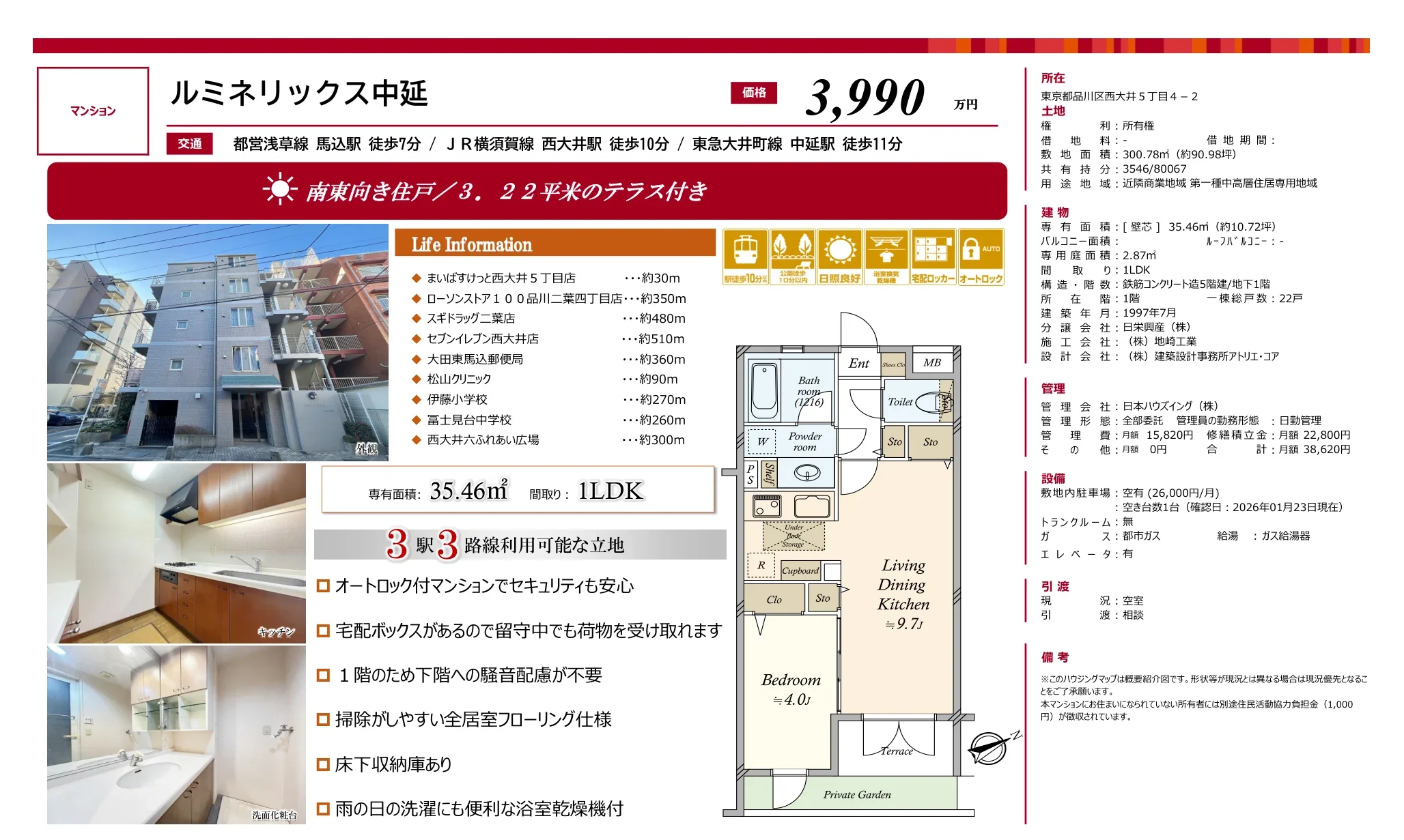 ルミネリックス中延 0