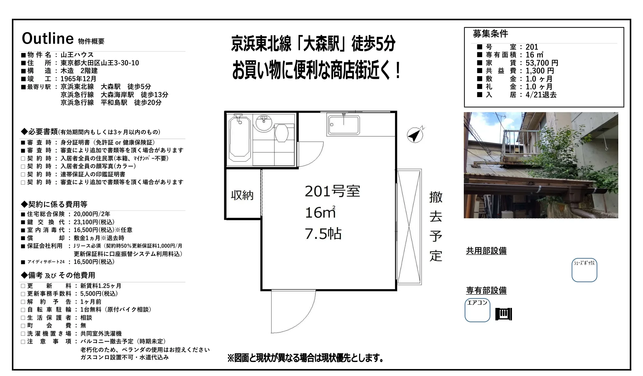 山王ハウス 201号 0