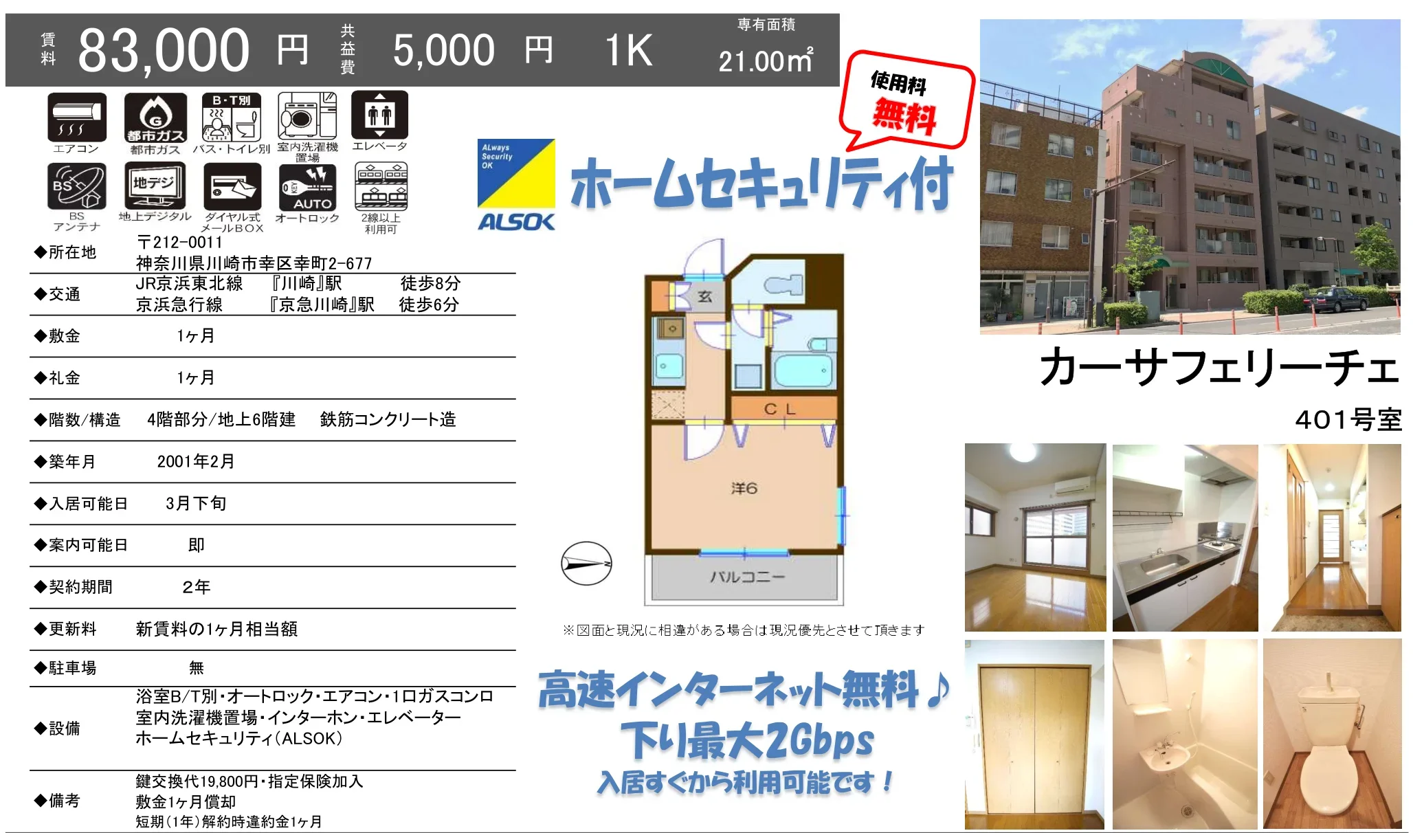 カーサフェリーチェ 401号 0
