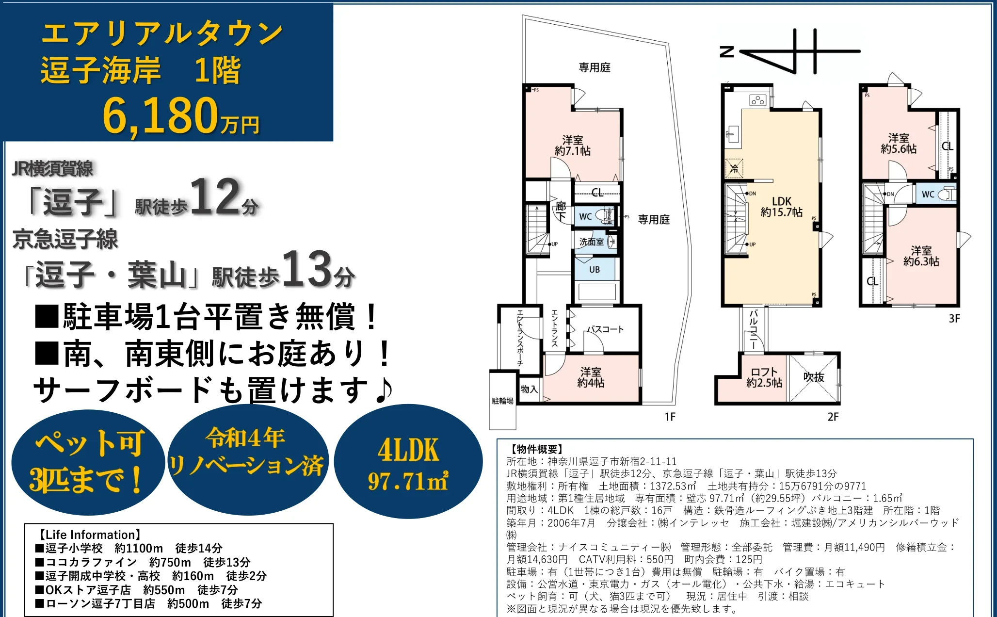 エアリアルタウン 1階 0