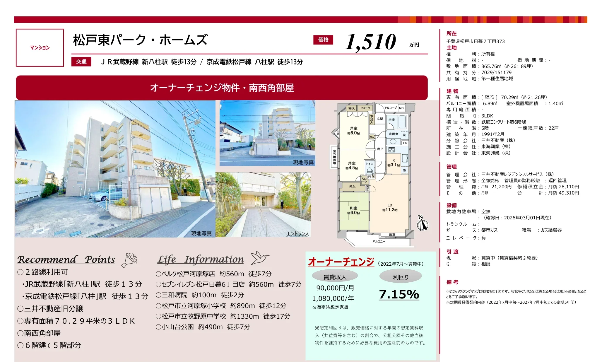 松戸東パーク・ホームズ 0