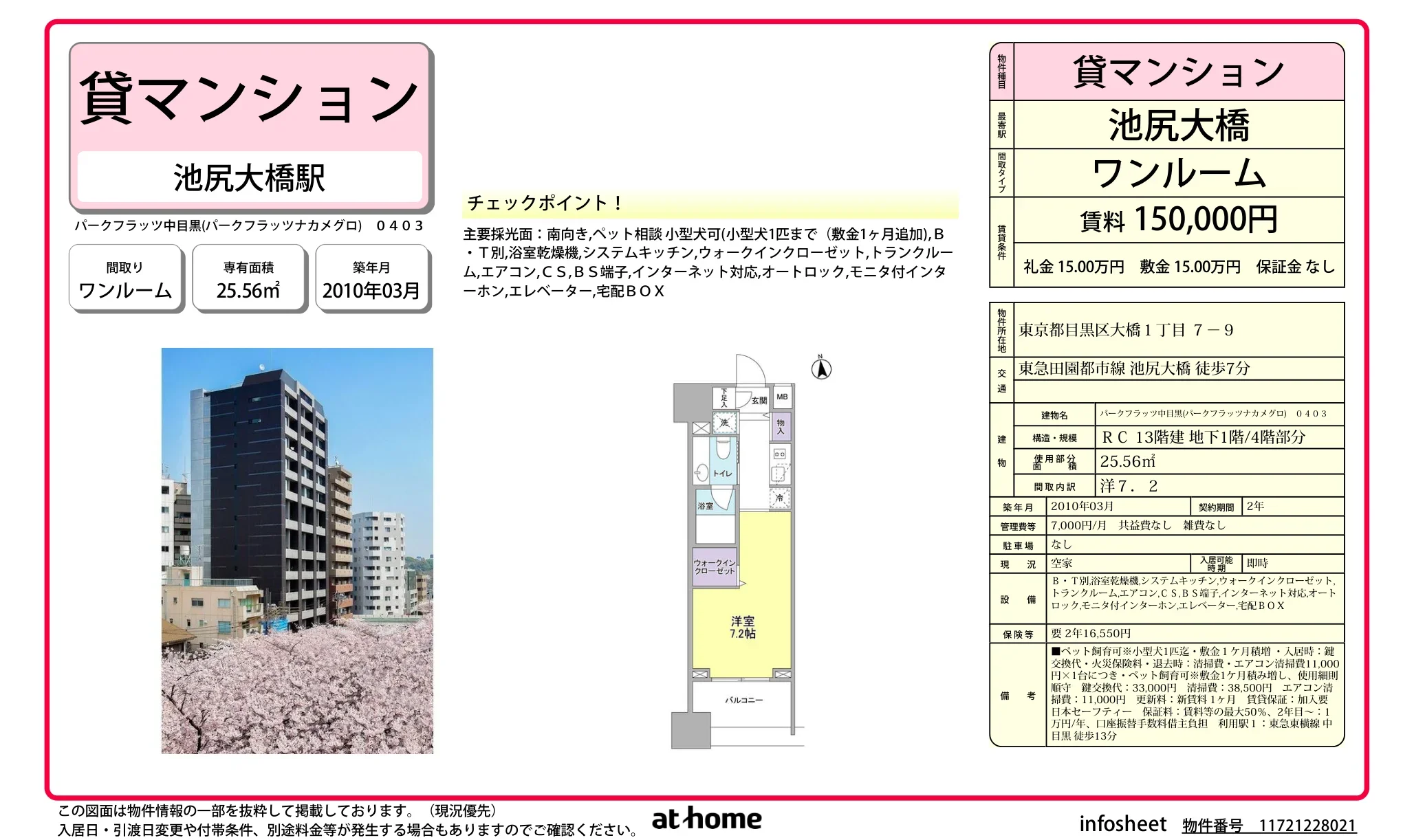 パークフラッツ中目黒 0403 0