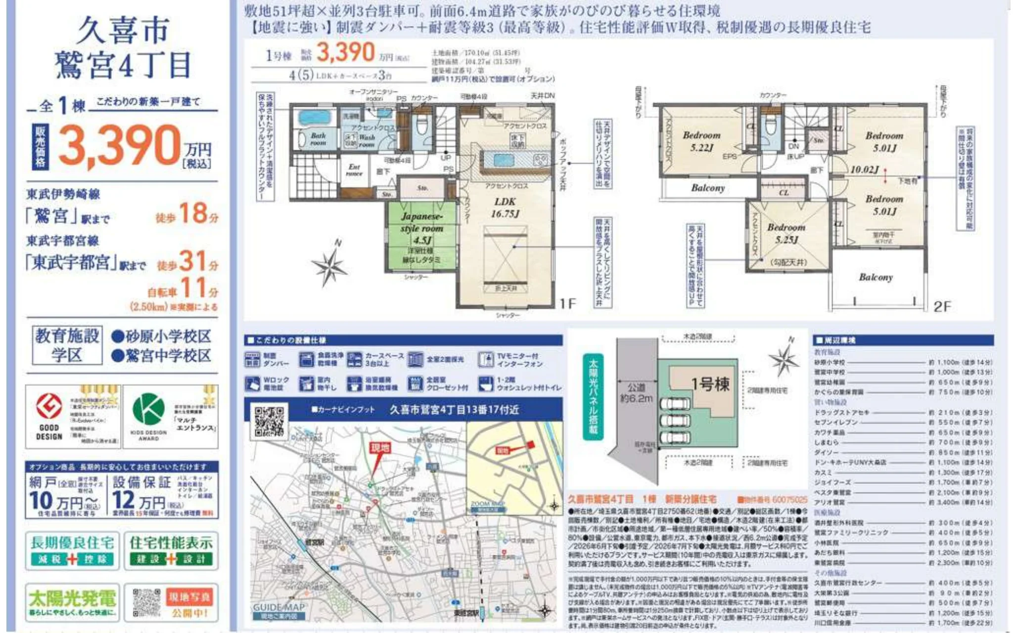 鷲宮4丁目の新築一戸建て 0