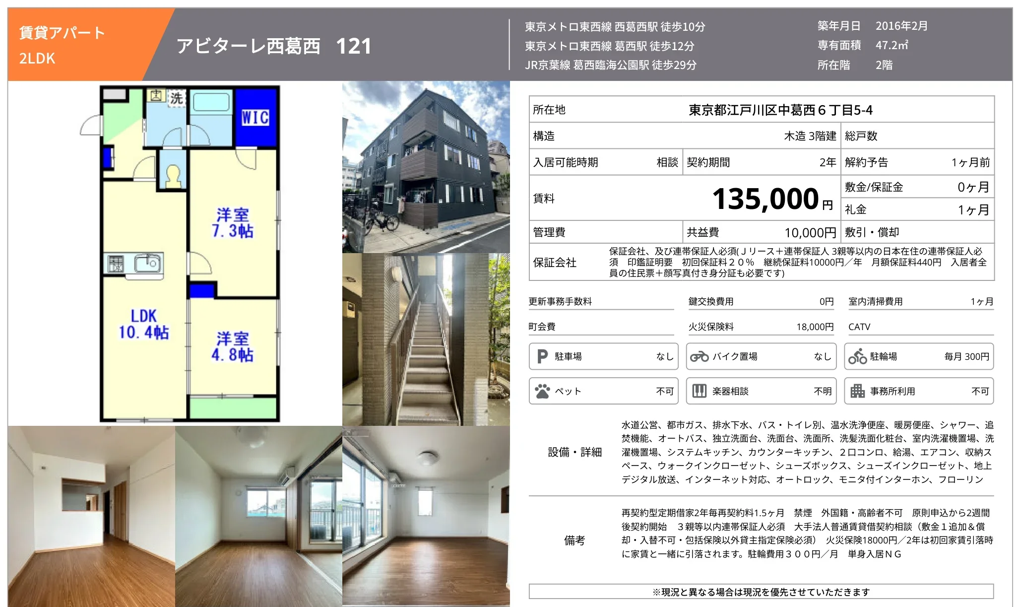 アビターレ西葛西 121 121号 0