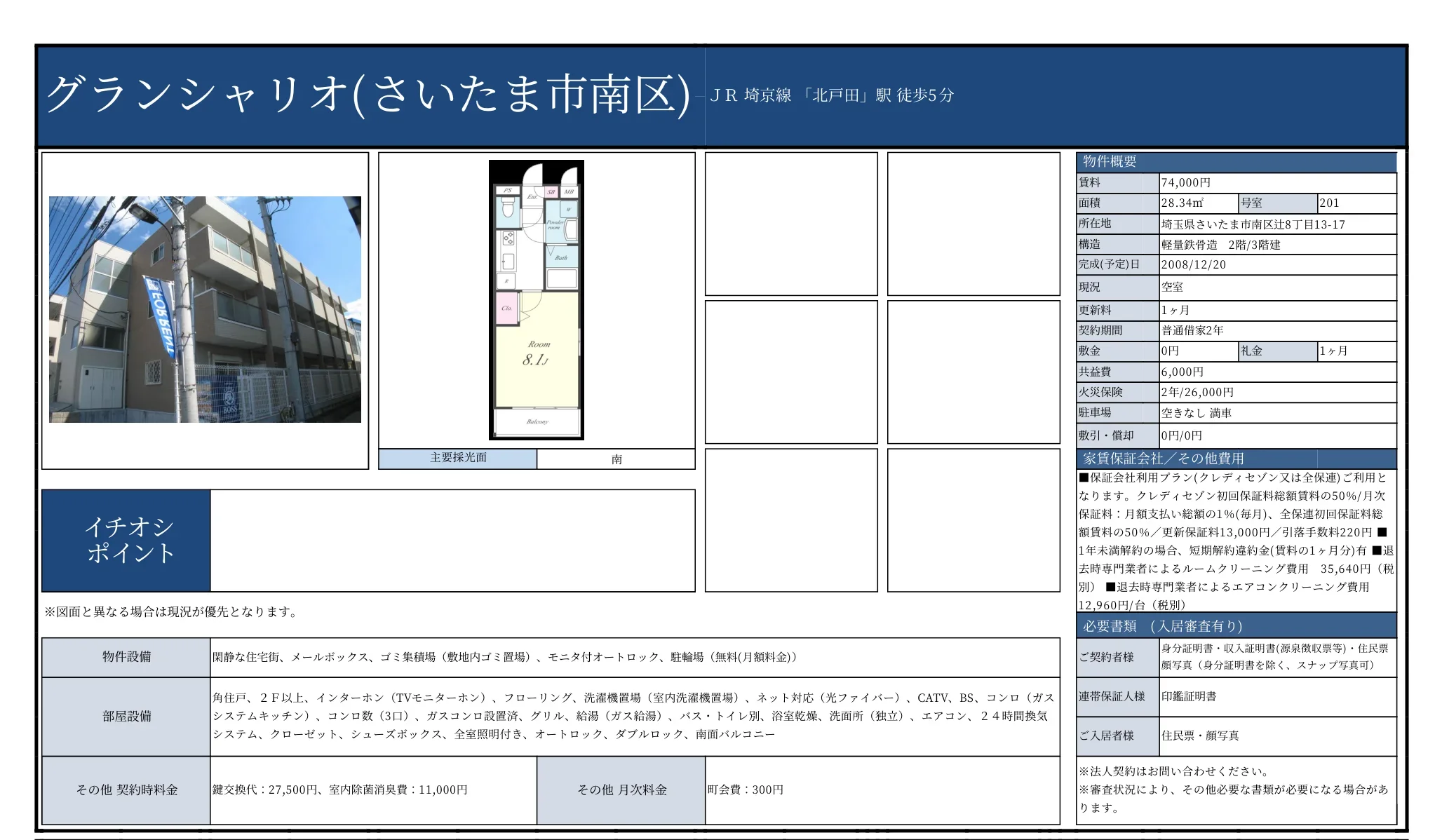 グランシャリオ 201号 0