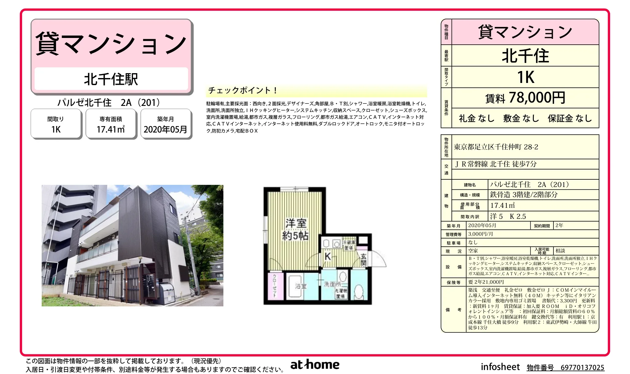 パルゼ北千住 0