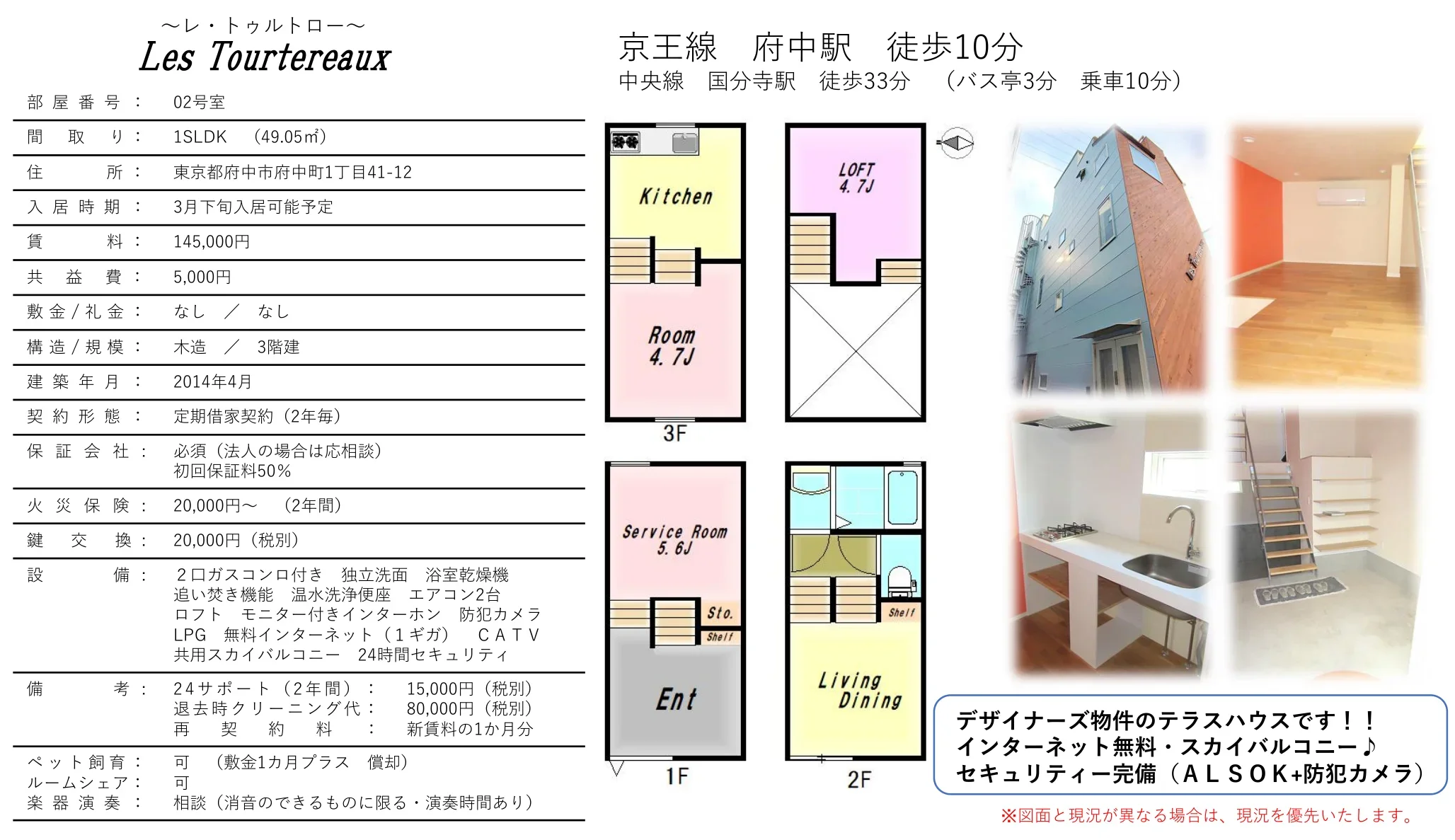 レ・トゥルトロー 02号室 0