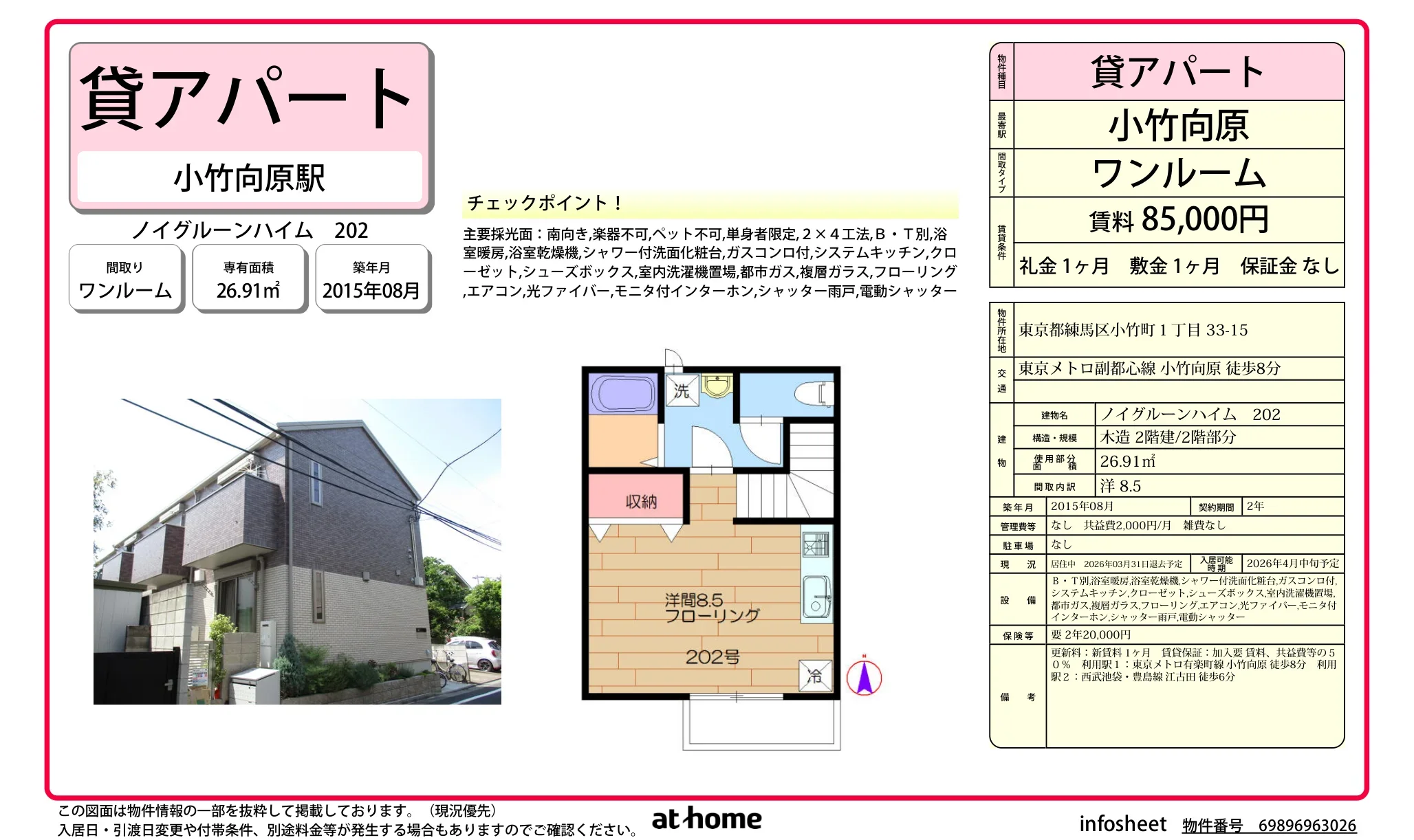 ノイグルーンハイム 202 0