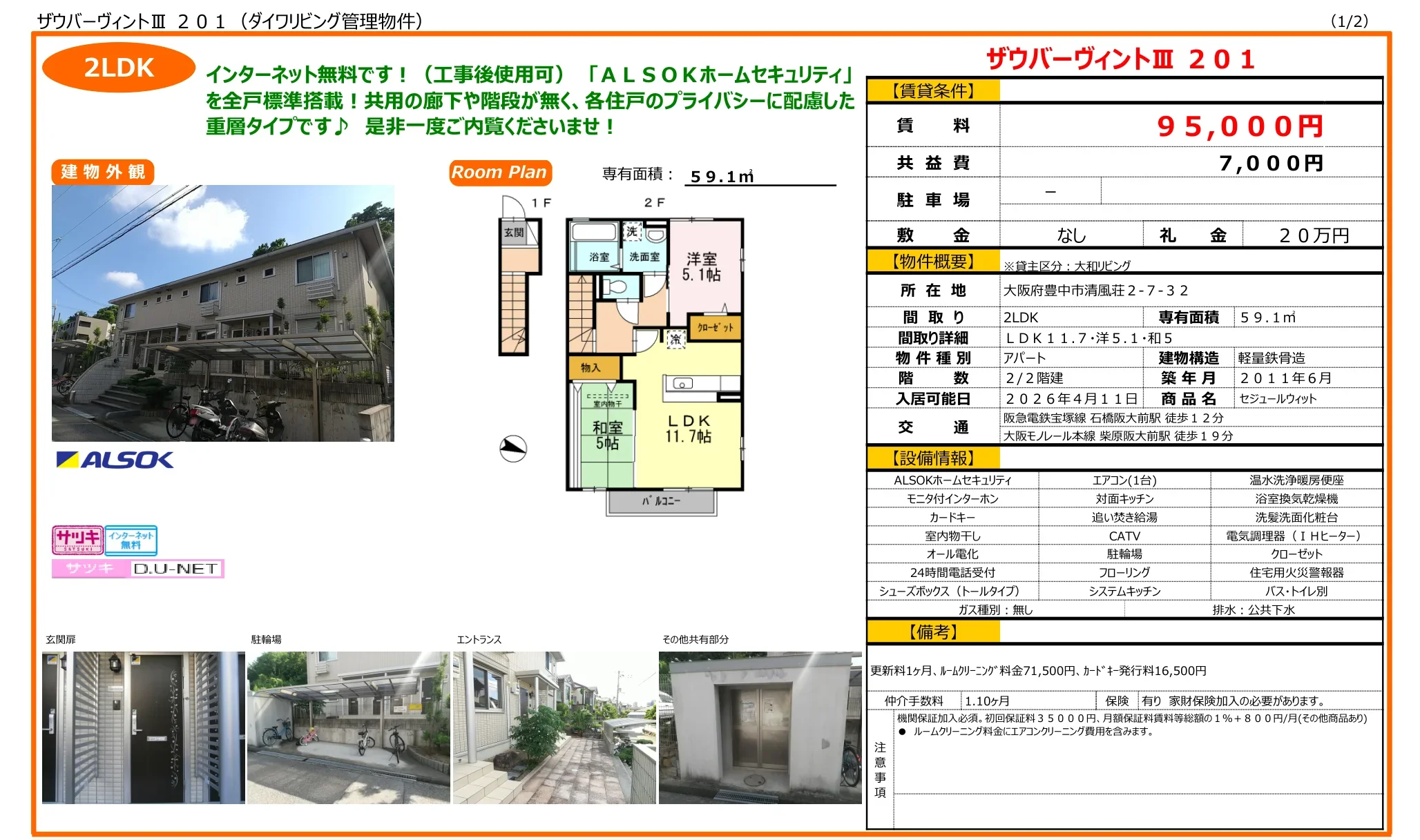 ザウバーヴィント 201号 0