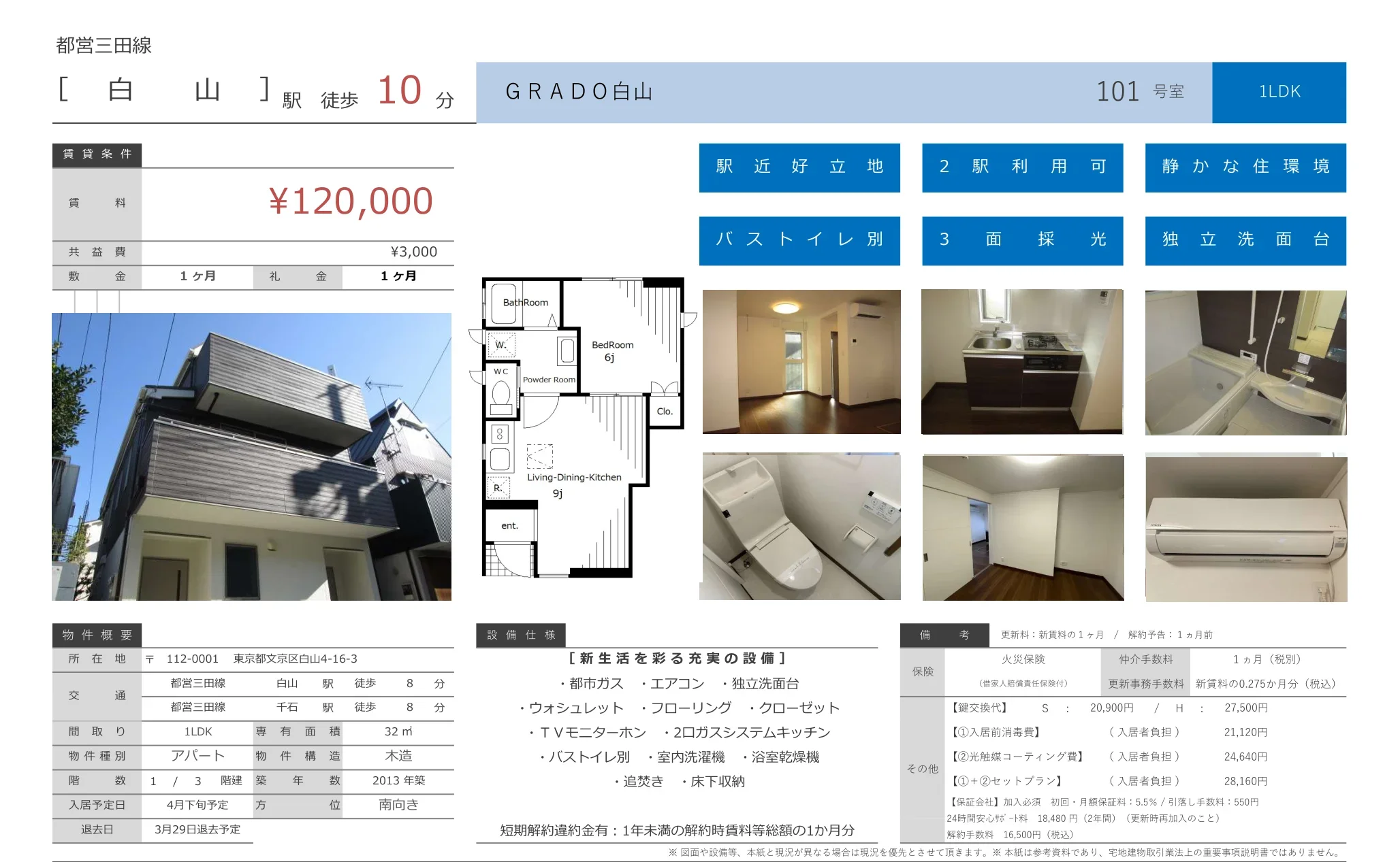 GRADO 白山 101号 0