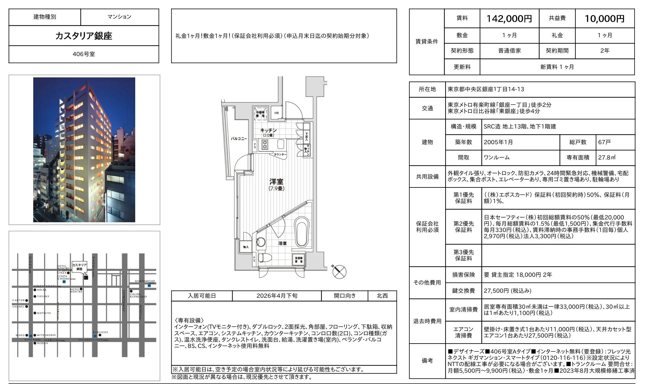 カスタリア銀座 0
