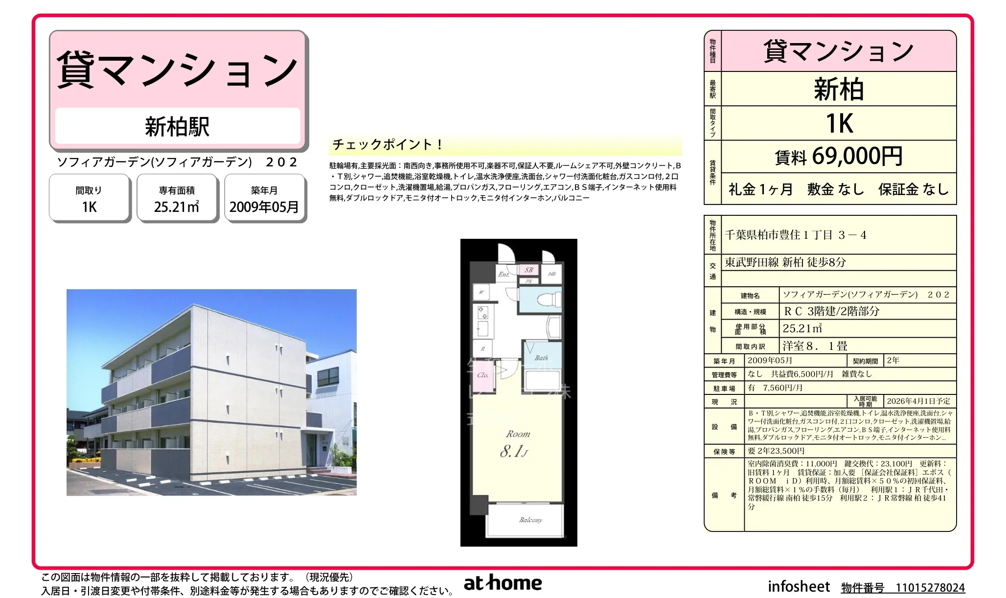 ソフィアガーデン 202号 0
