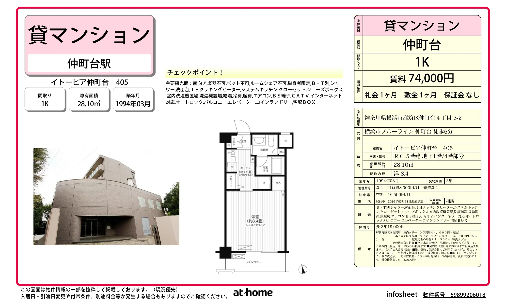 イトーピア仲町台 0