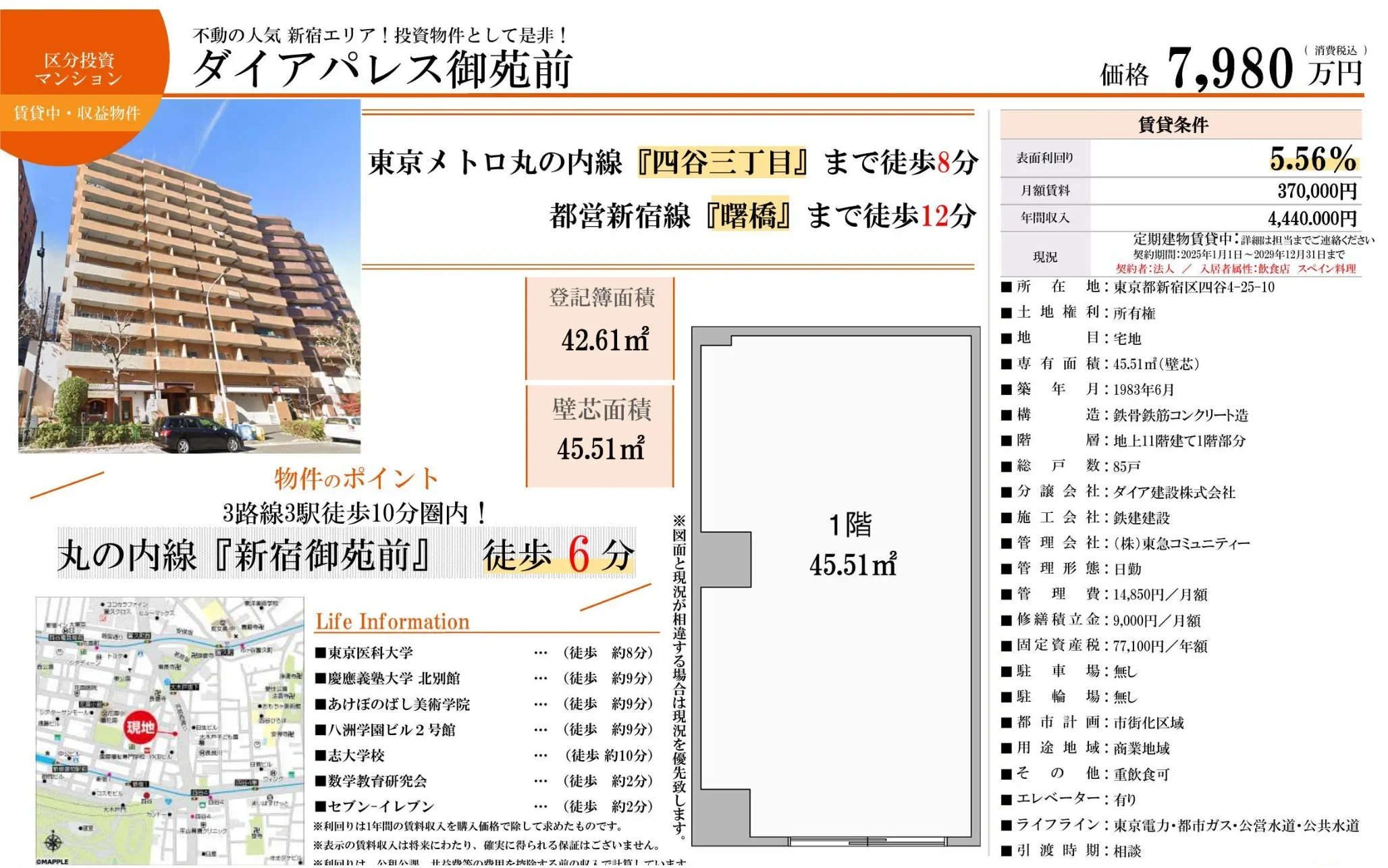 ダイアパレス御苑前 0