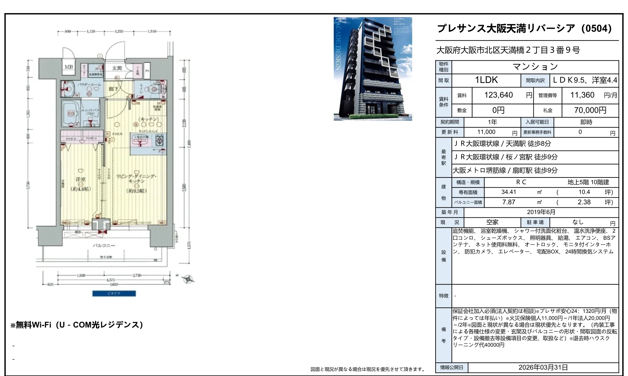プレサンス大阪天満リバーシア 0