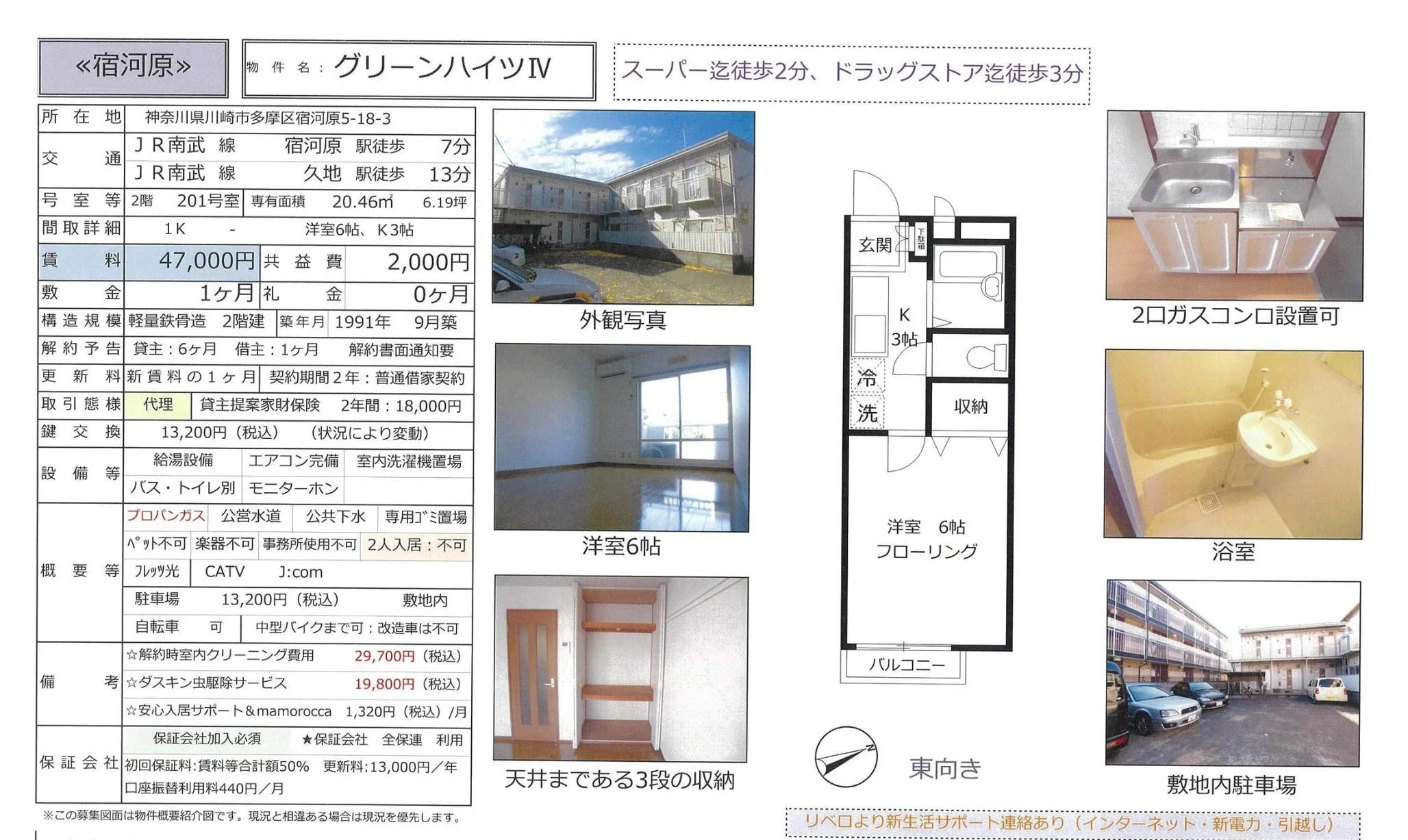 宿河原 201号室 0