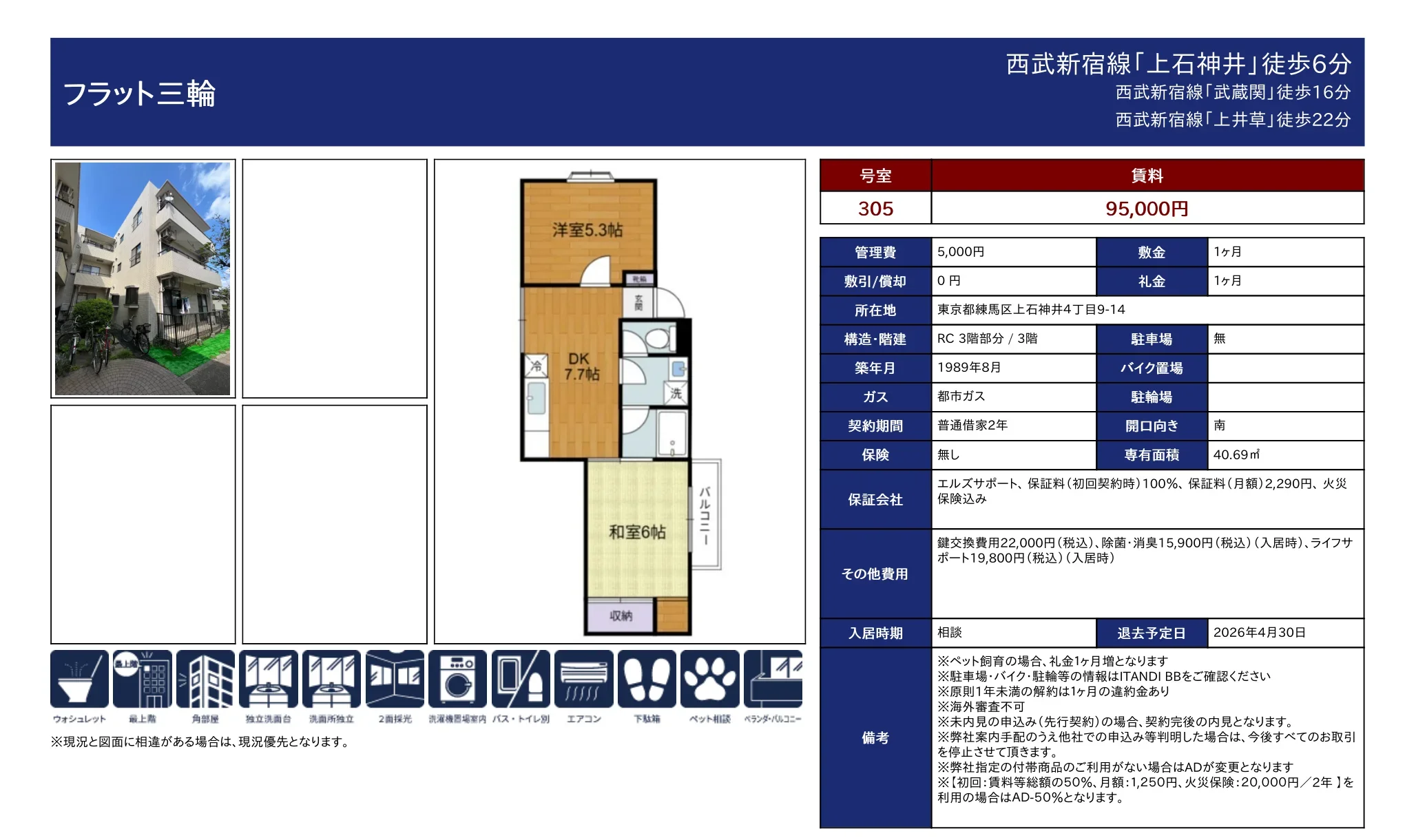 フラット三輪 305号 0