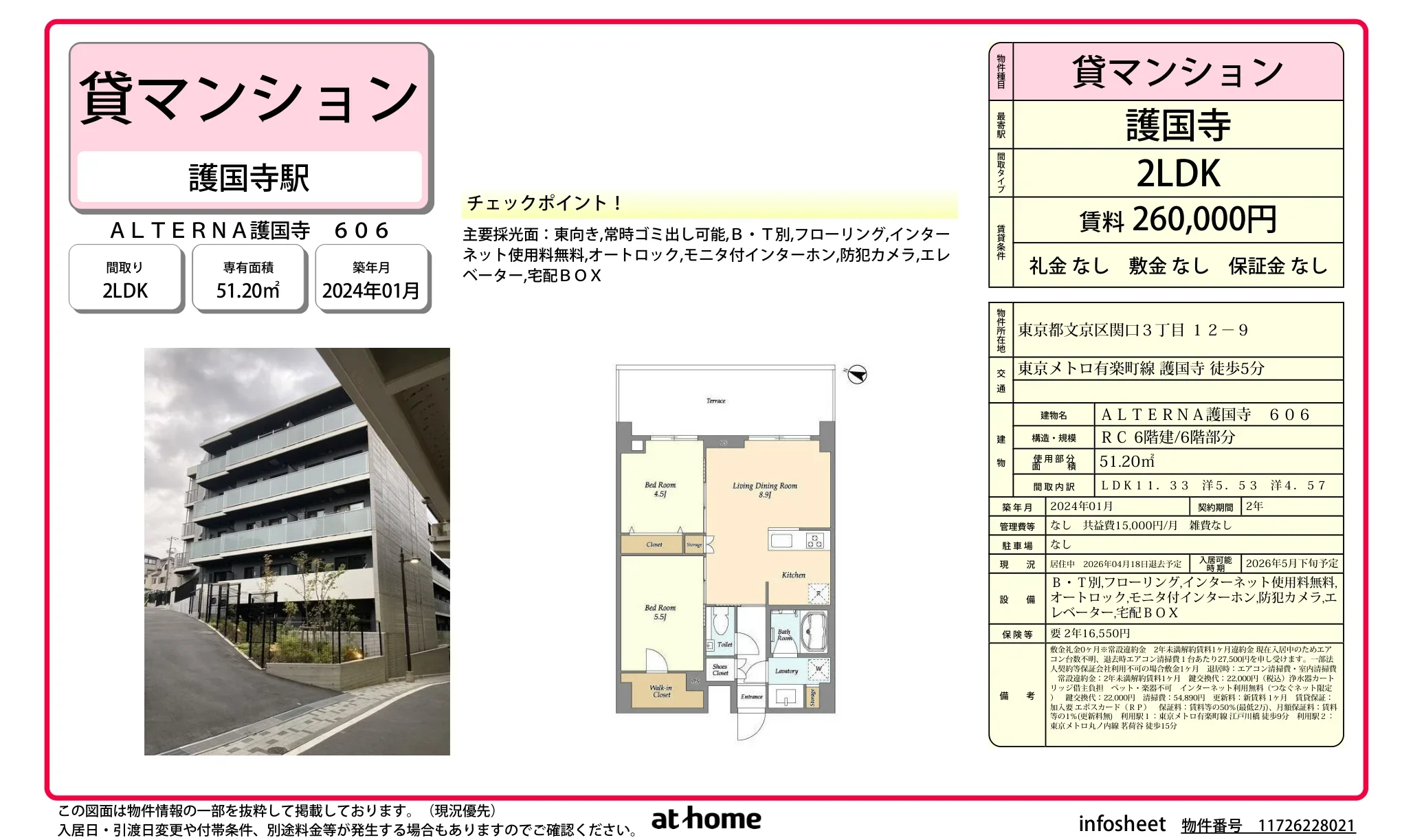 ＡＬＴＥＲＮＡ護国寺 0