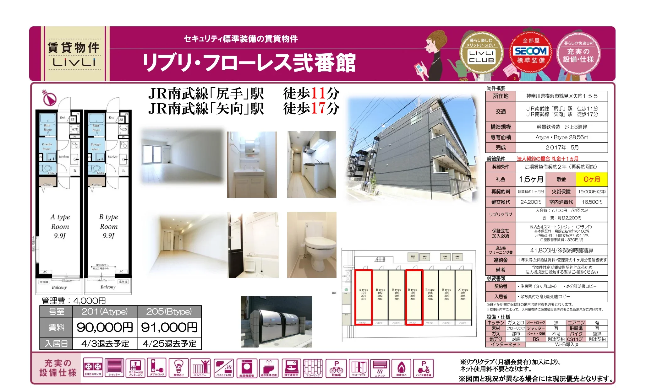 リブリ・フローレス弐番館 10