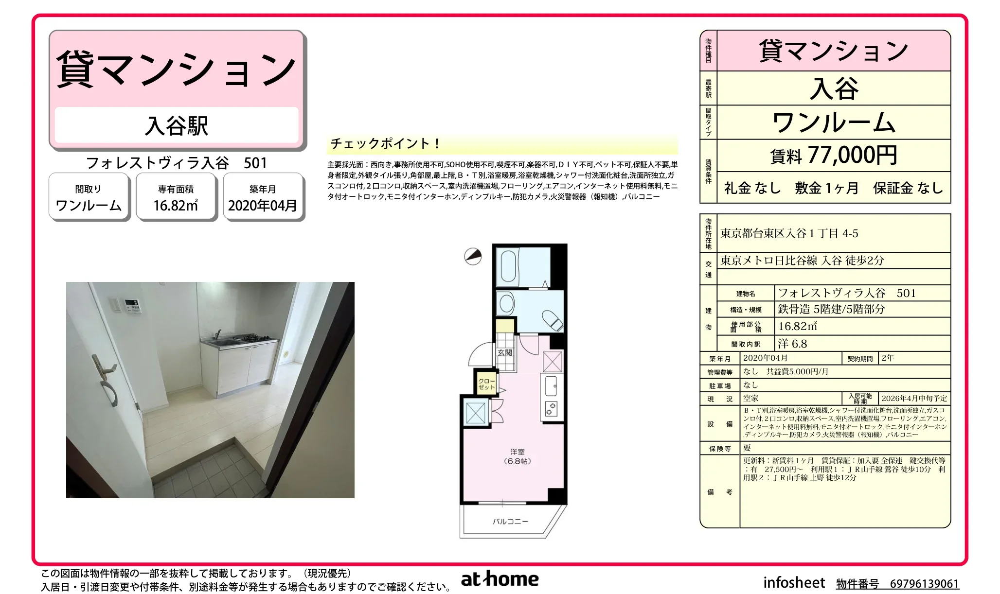 フォレストヴィラ入谷 0