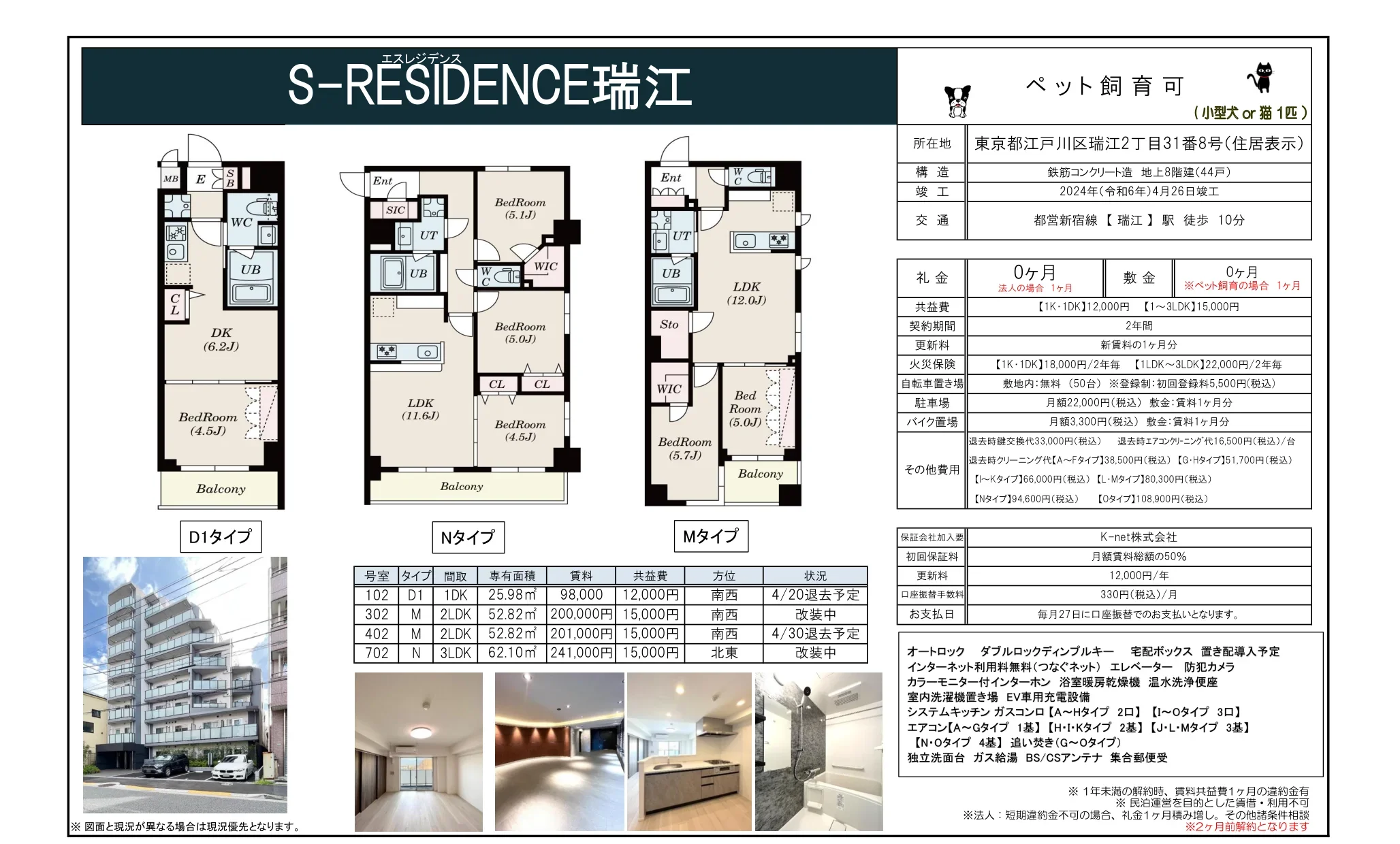 エスレジデンス 102号 0