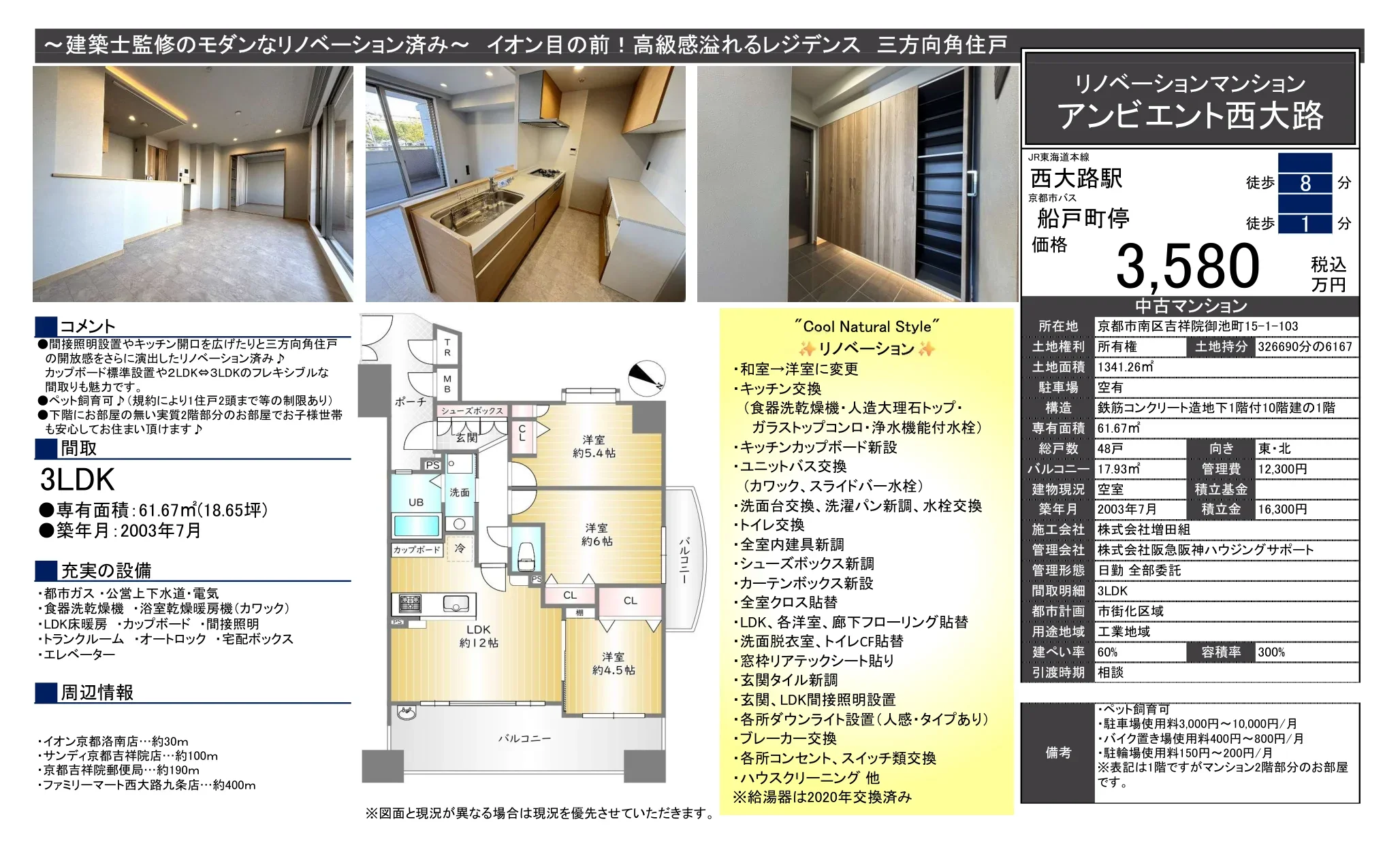 アンビエント西大路 103号 0