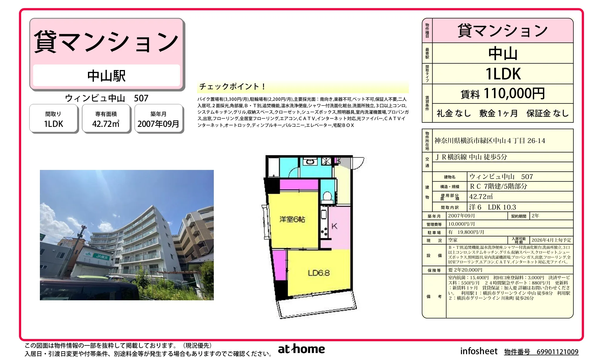 ウィンビュ中山 0