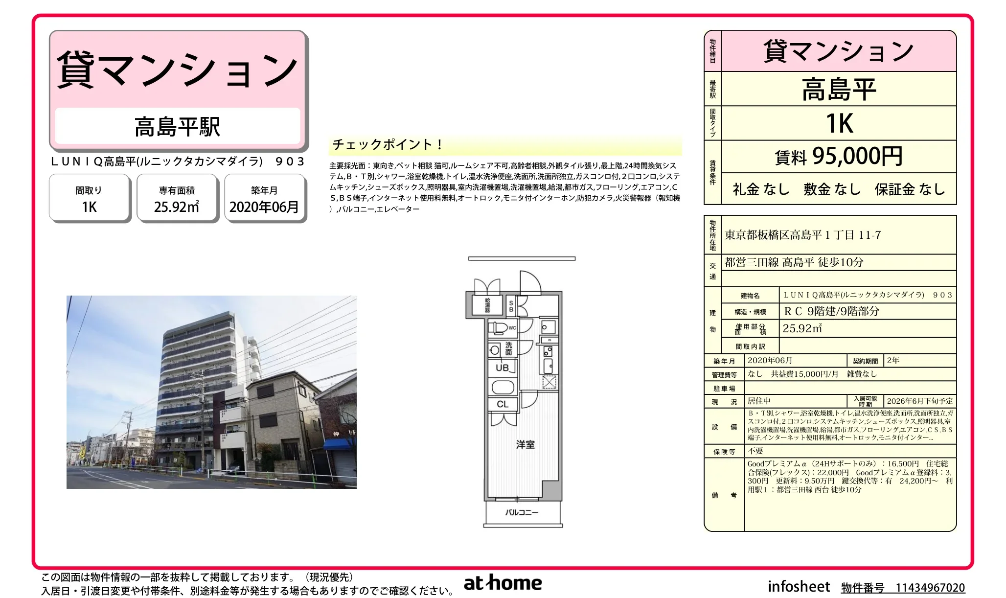 ＬＵＮＩＱ高島平 0