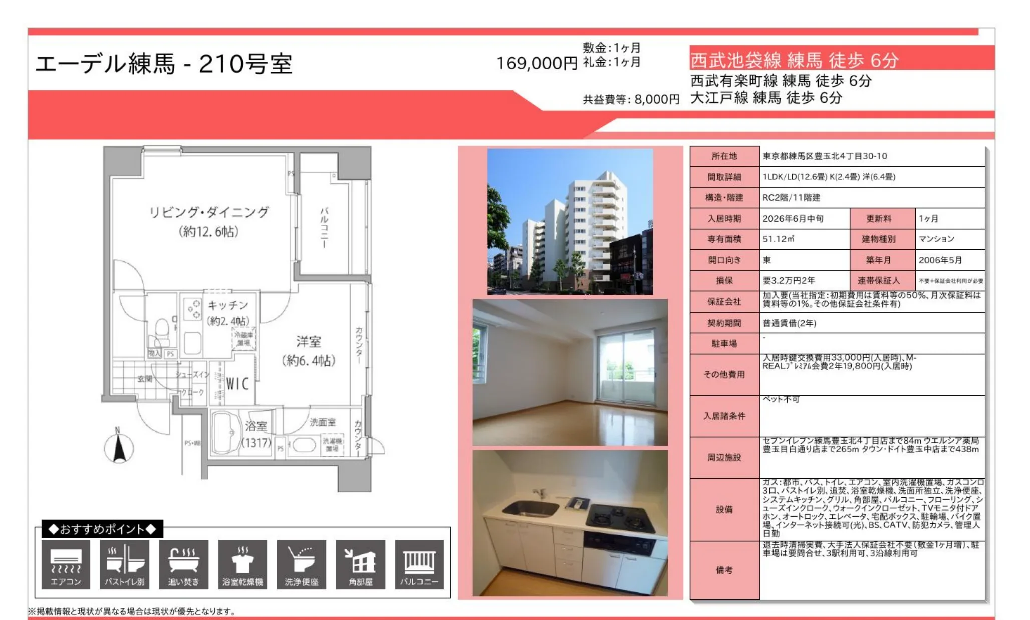 エーデル練馬 210号 0