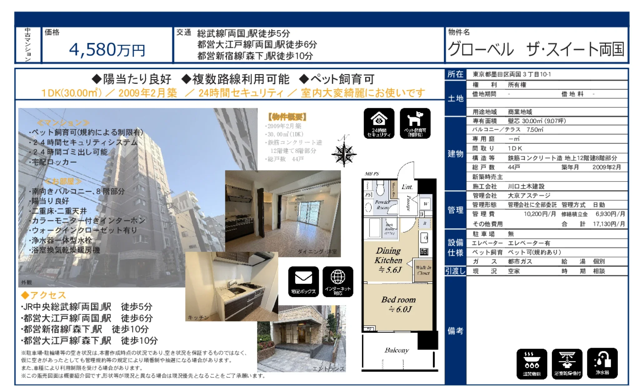 グローベル ザ・スイート両国 0