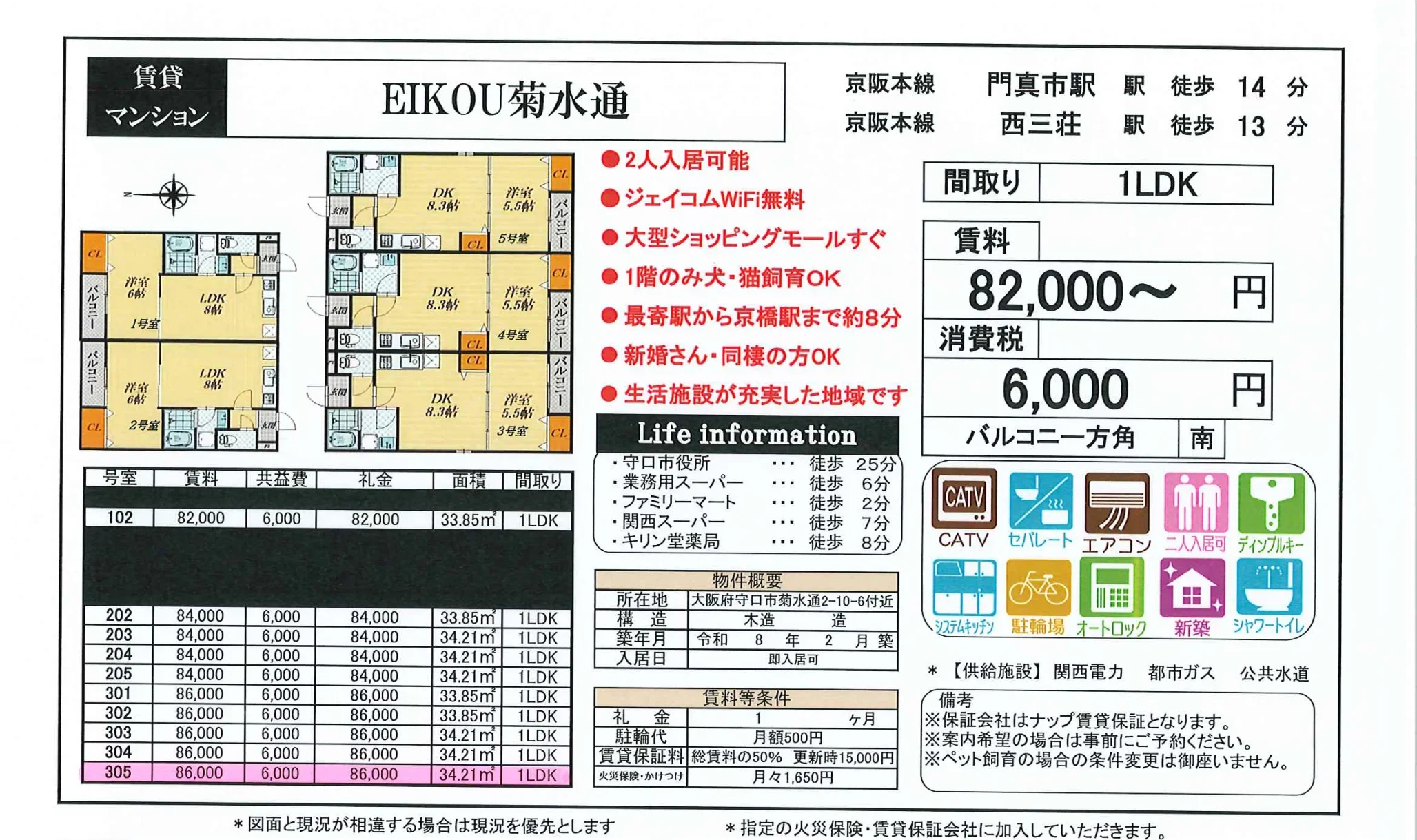 EIKOU菊水道 205号 0