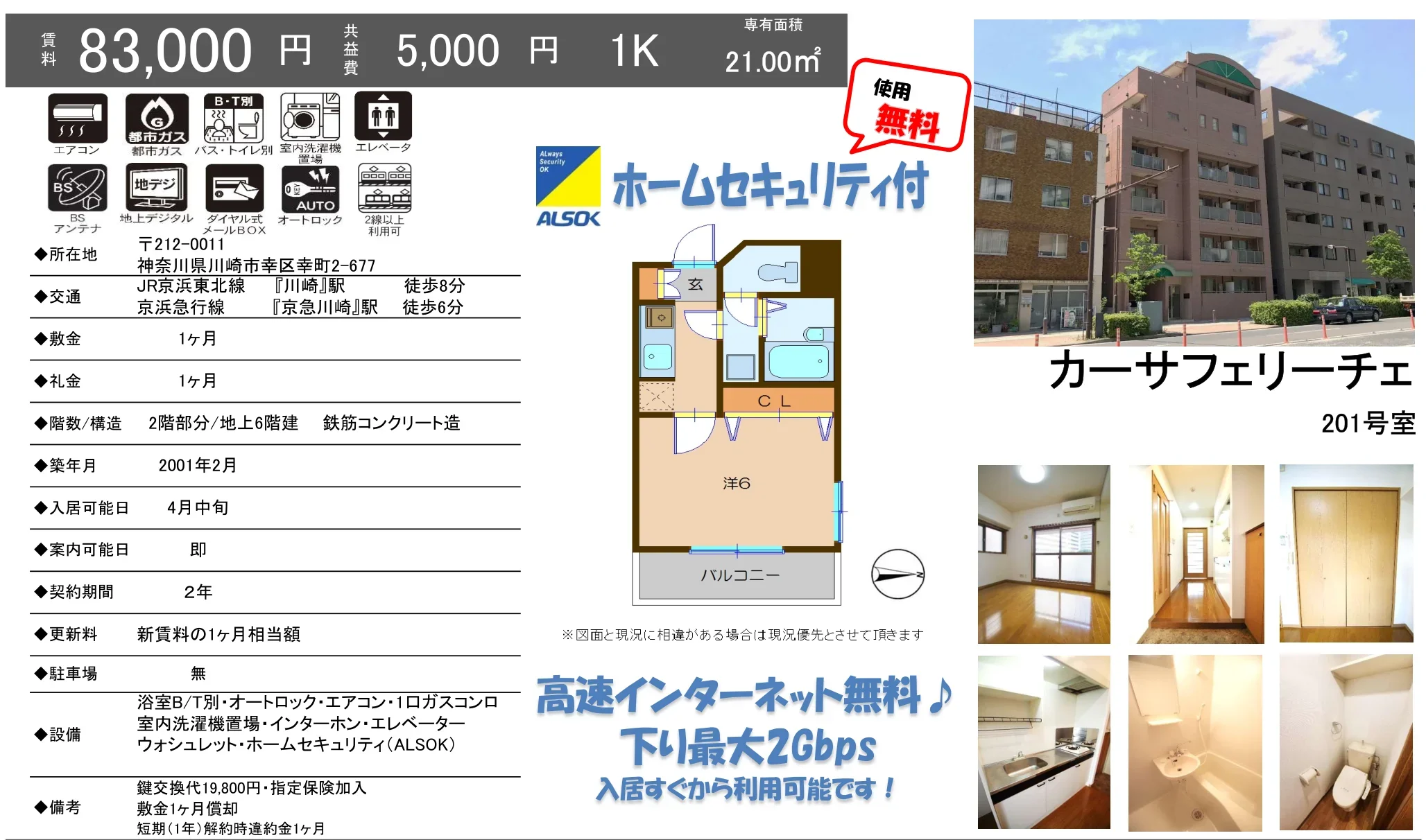 カーサフェリーチェ 201号 0