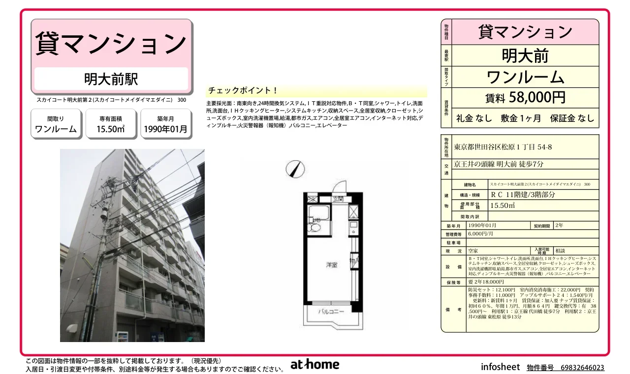 スカイコート明大前第２ 0