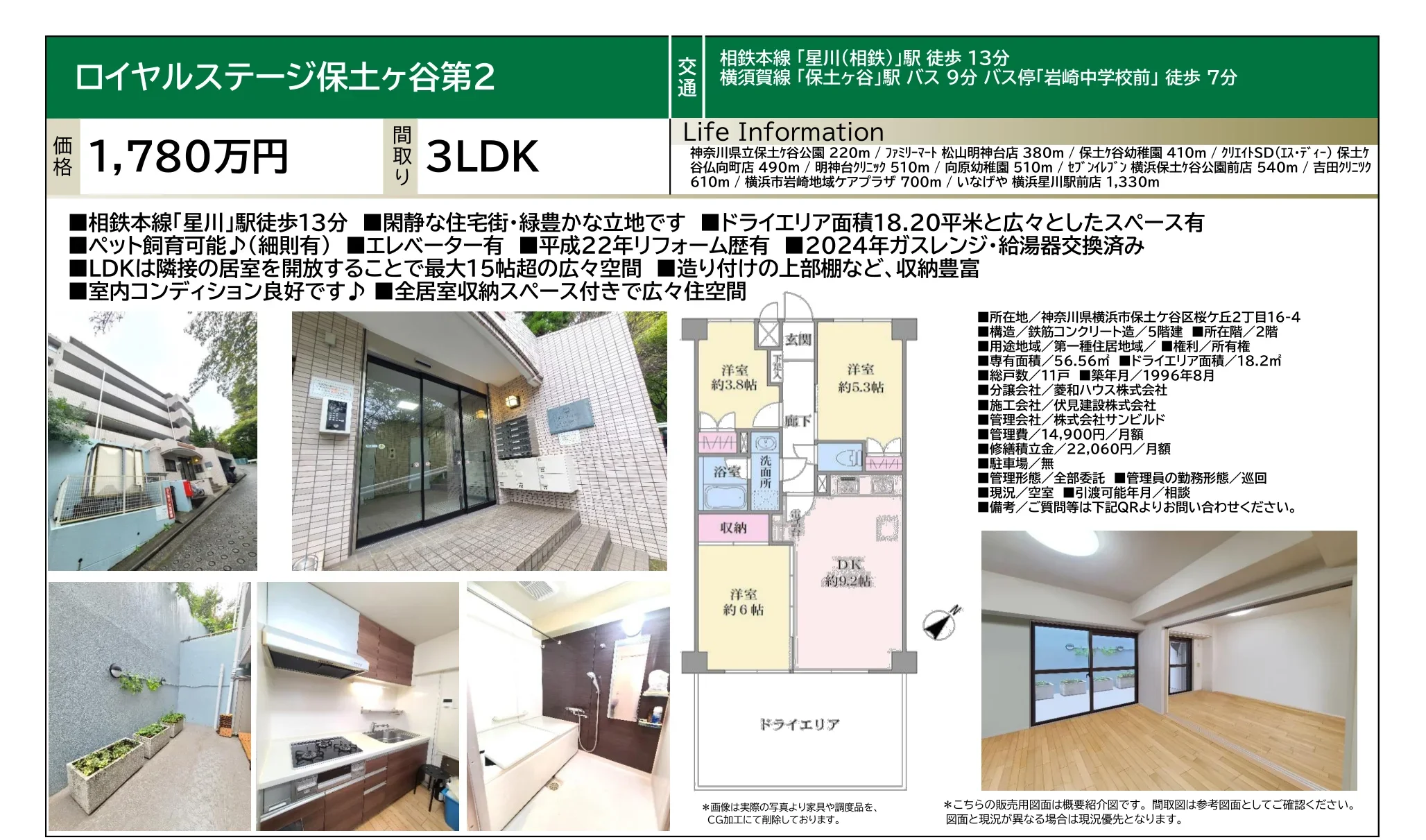 ロイヤルステージ保土ヶ谷第2 2号 0