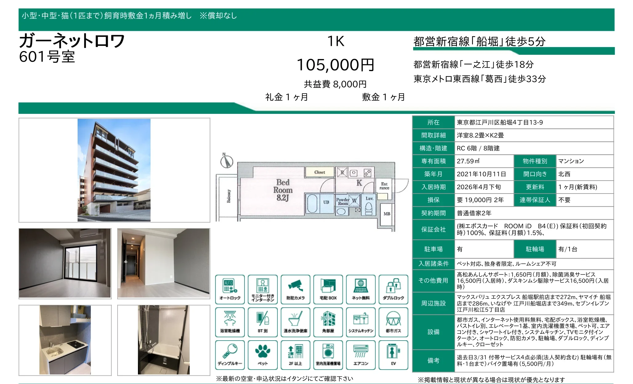 ガーネットロワ 601号 0