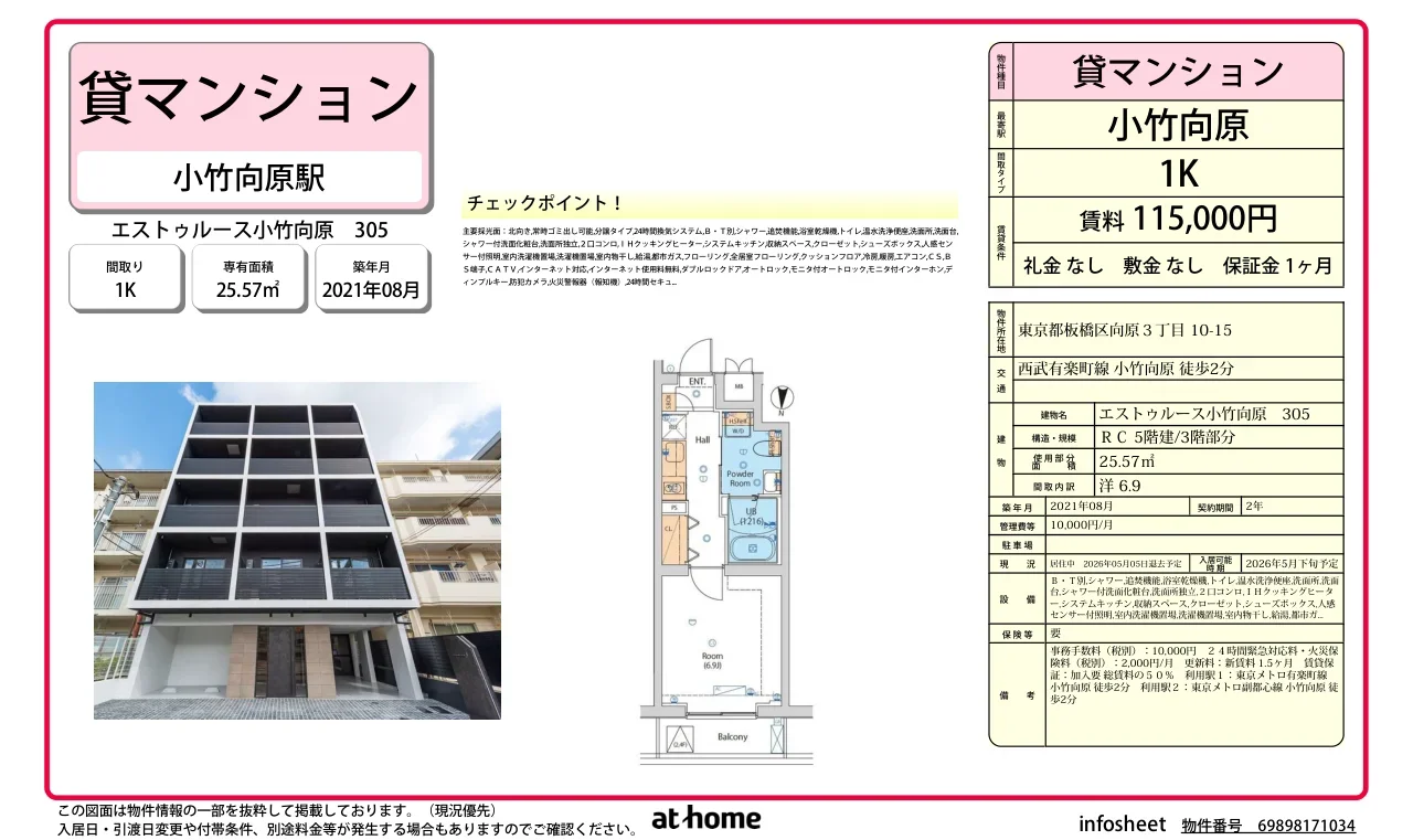 エストゥルース小竹向原 0