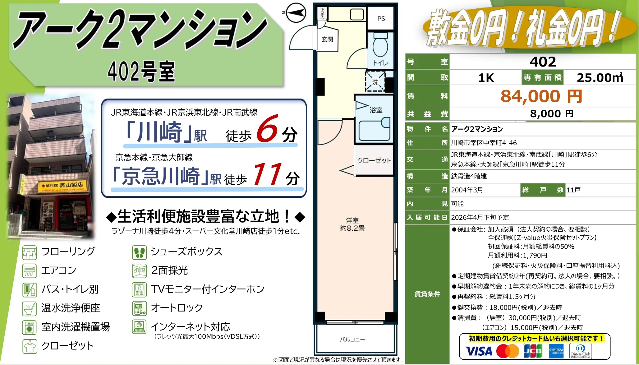 アーク2マンション 402号 0