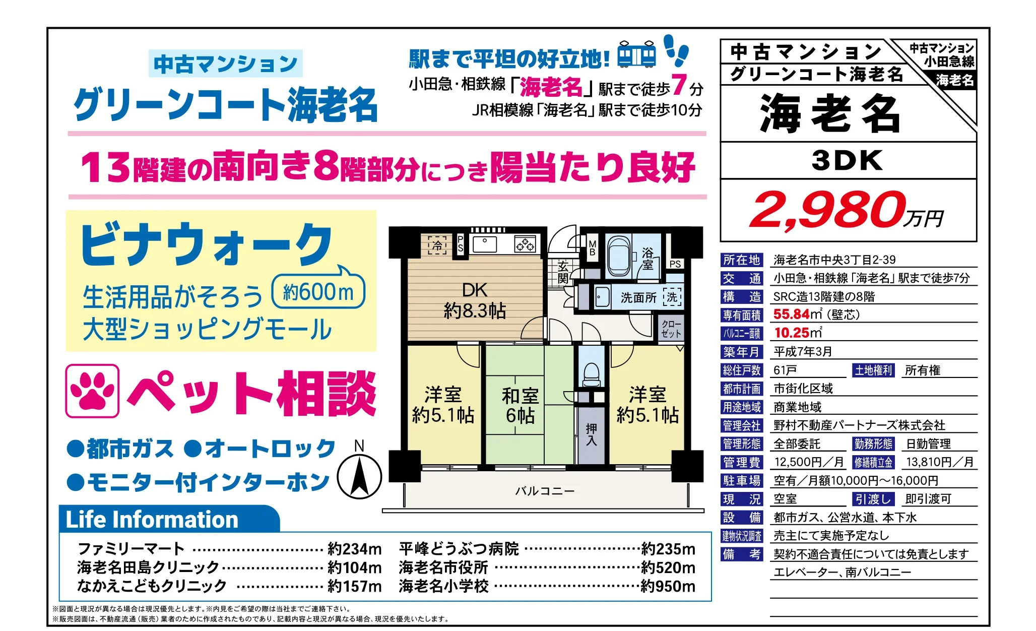 グリーンコート海老名 8号 0