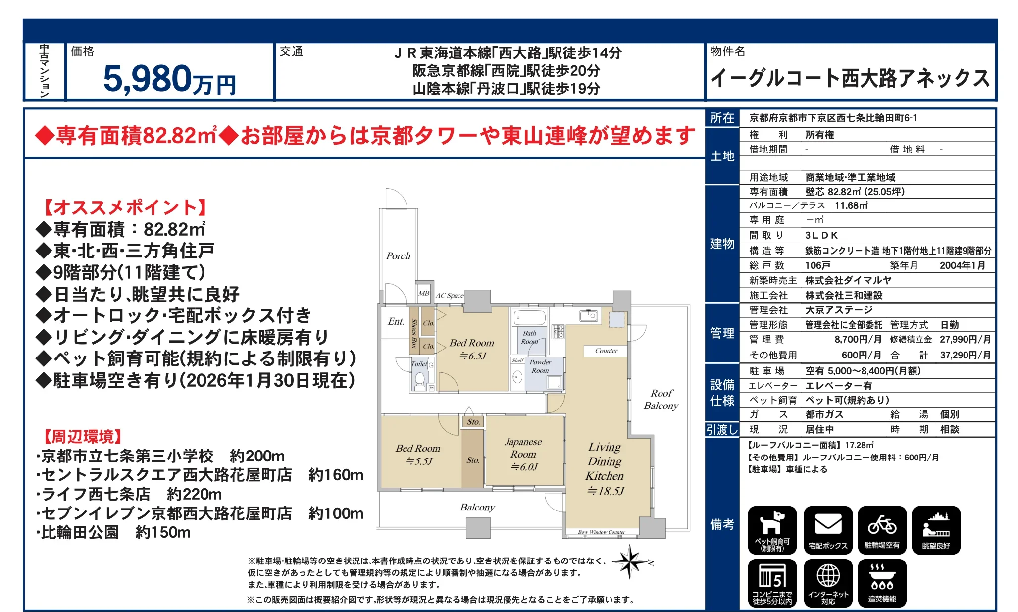 イーグルコート西大路アネックス 0