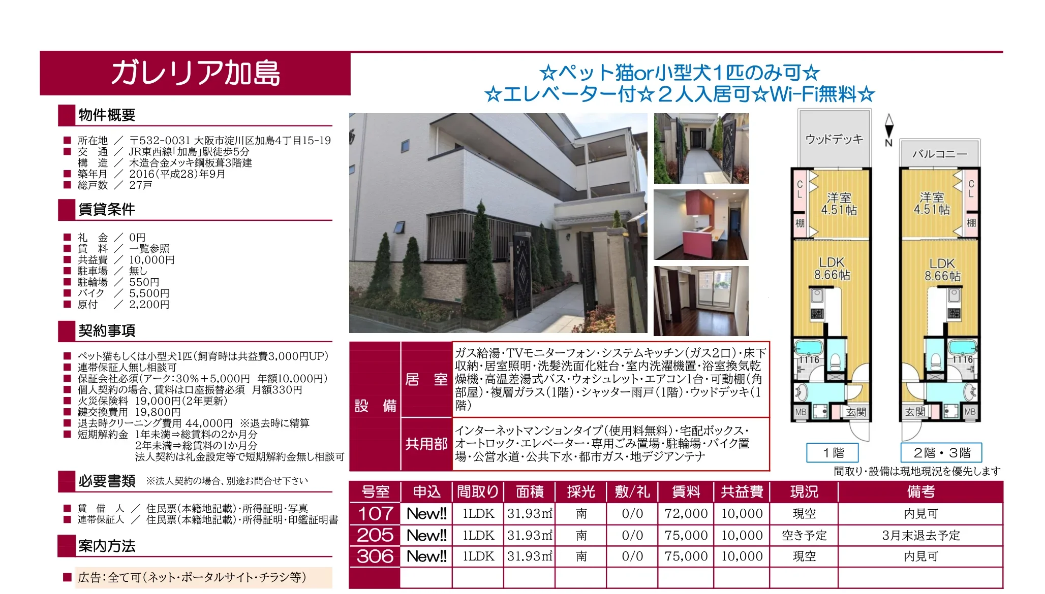 ガレリア加島 107号 0