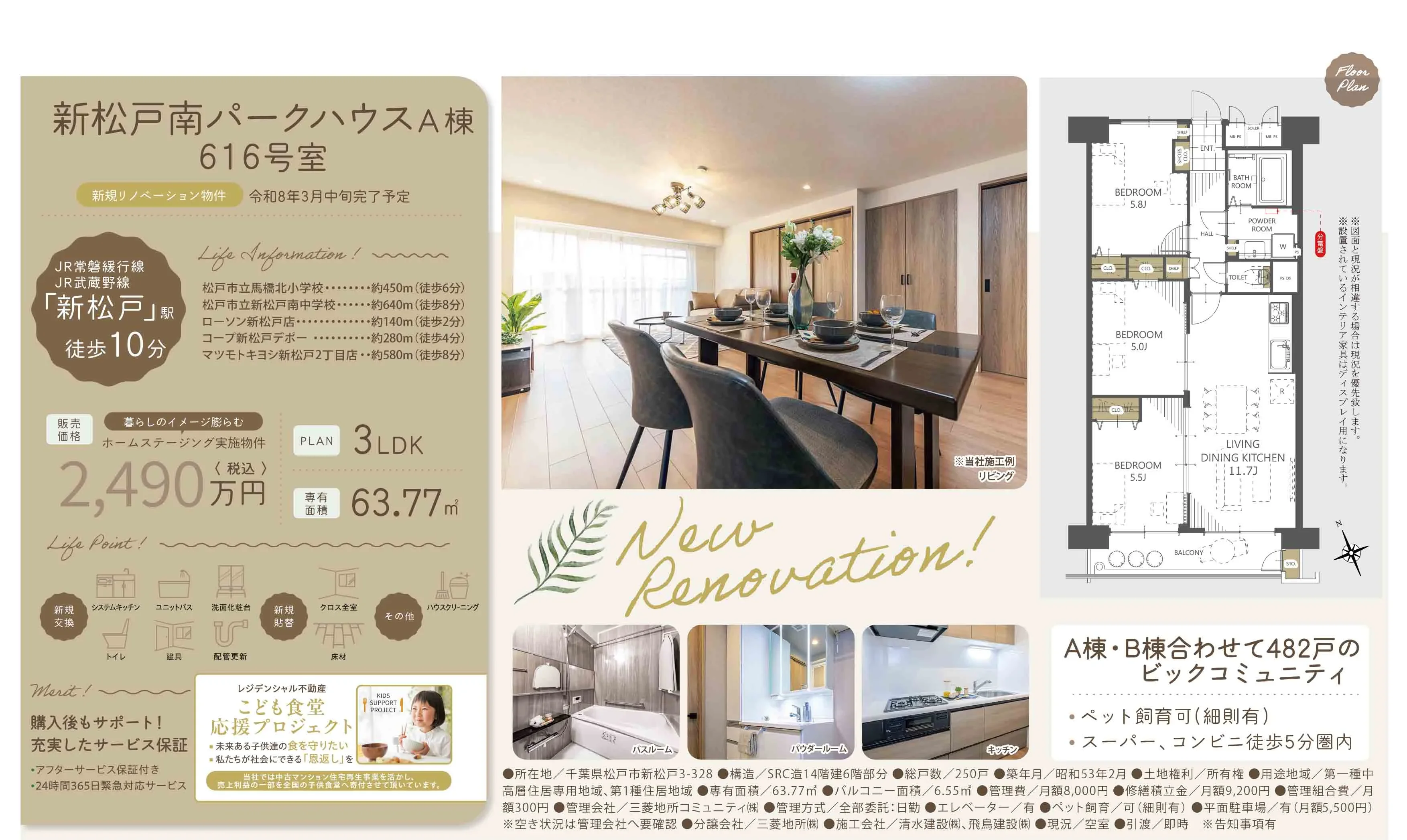 新松戸南パークハウスA棟616号室 616号 0