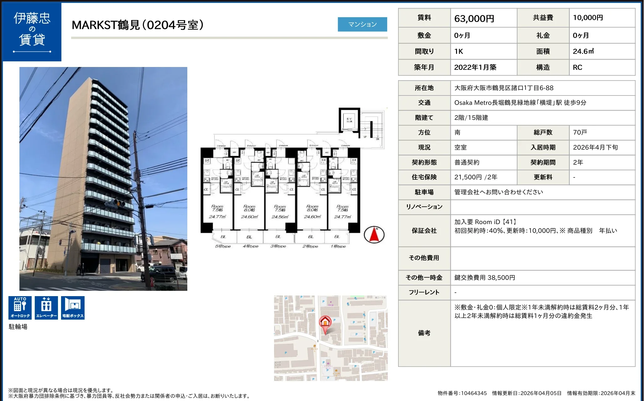 MARKST鶴見 伊藤忠 0204号 0