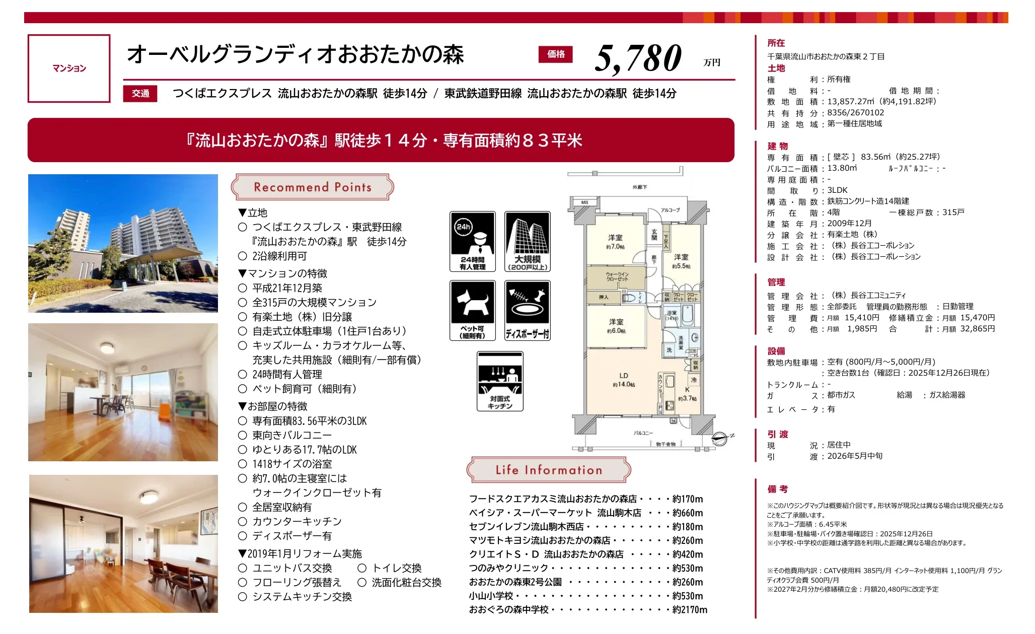 オーベルグランディオおおたかの森 0