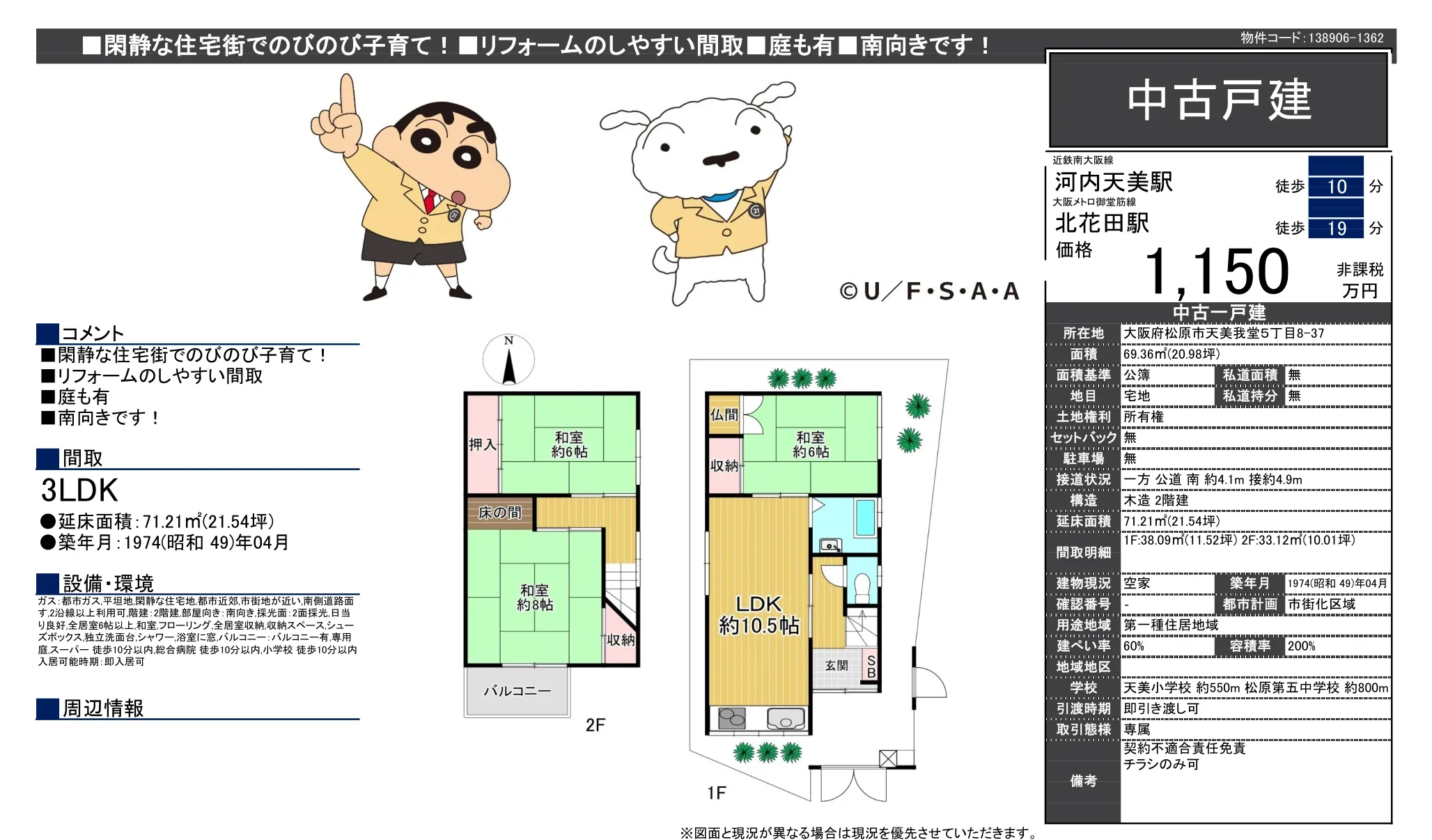 のびのび子育ての閑静な住宅街 3LDK 0